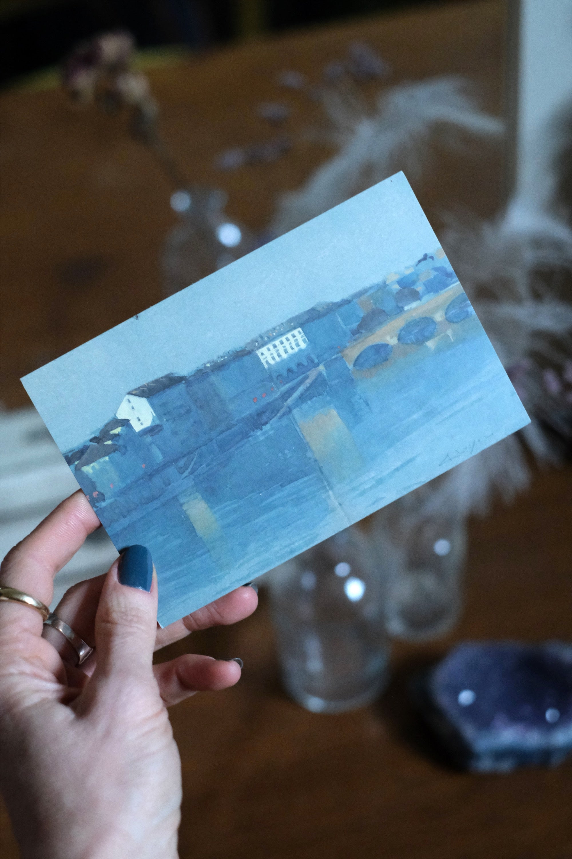 Cartolina da Torino Murazzi del Po