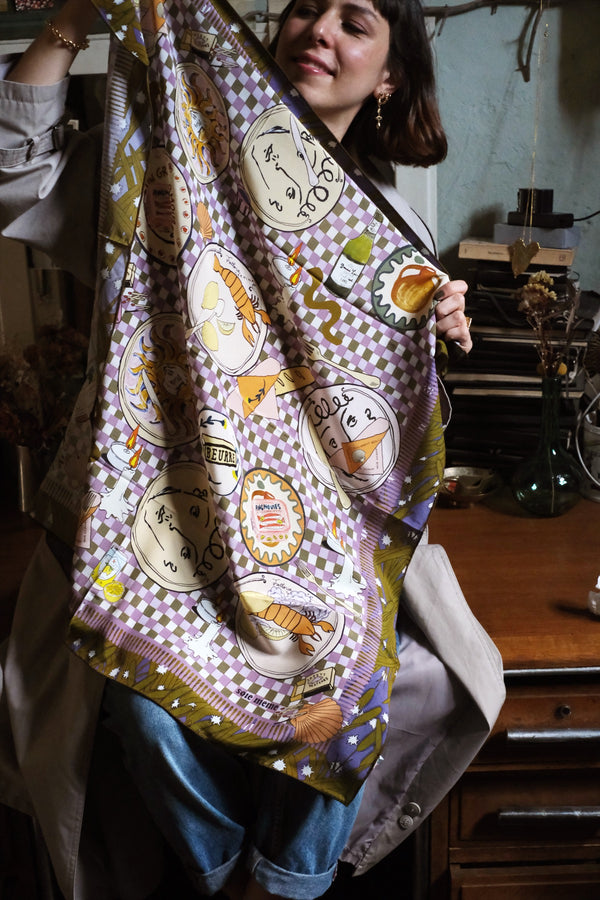 Foulard Grande Le Marais pura seta