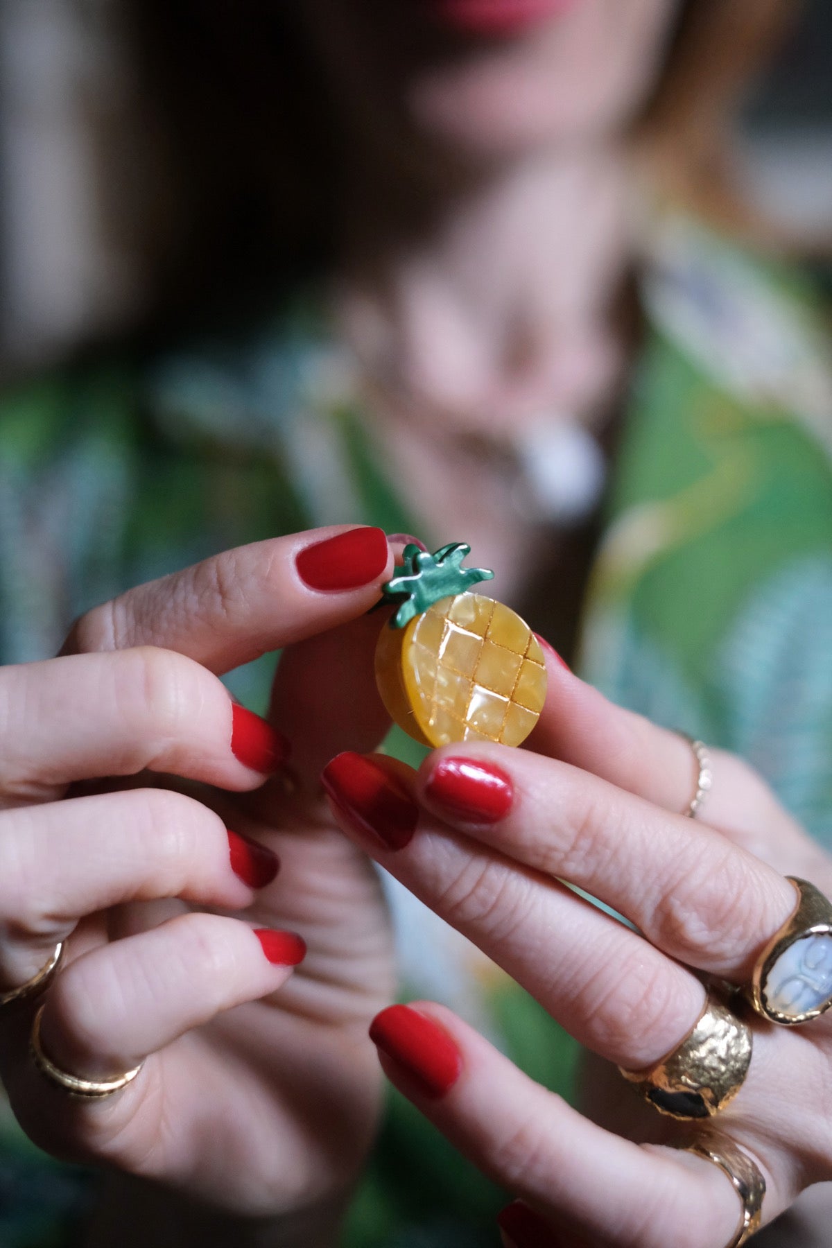 Pinza capelli ANANAS