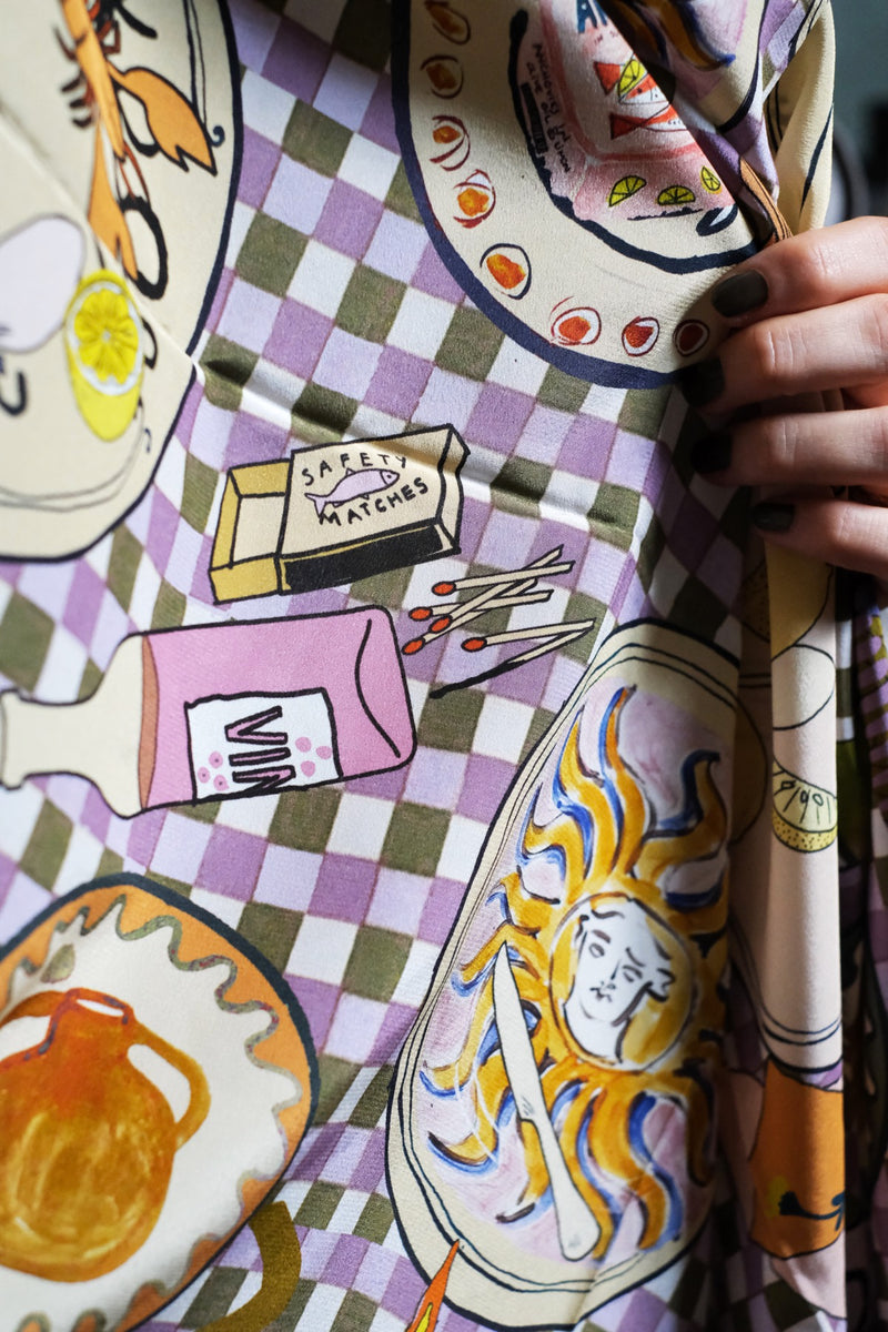Foulard Grande Le Marais pura seta
