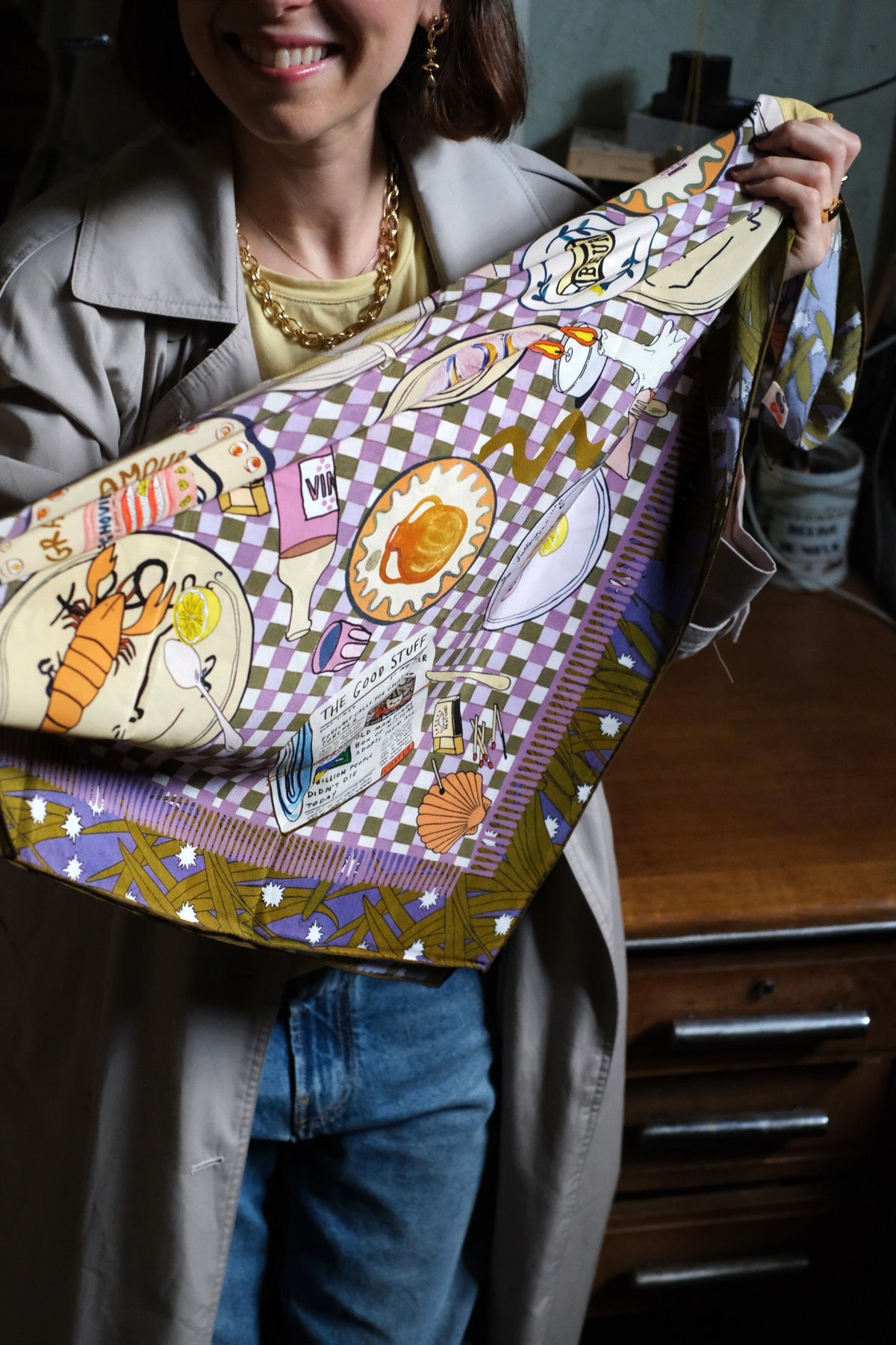 Foulard Grande Le Marais pura seta Preorder