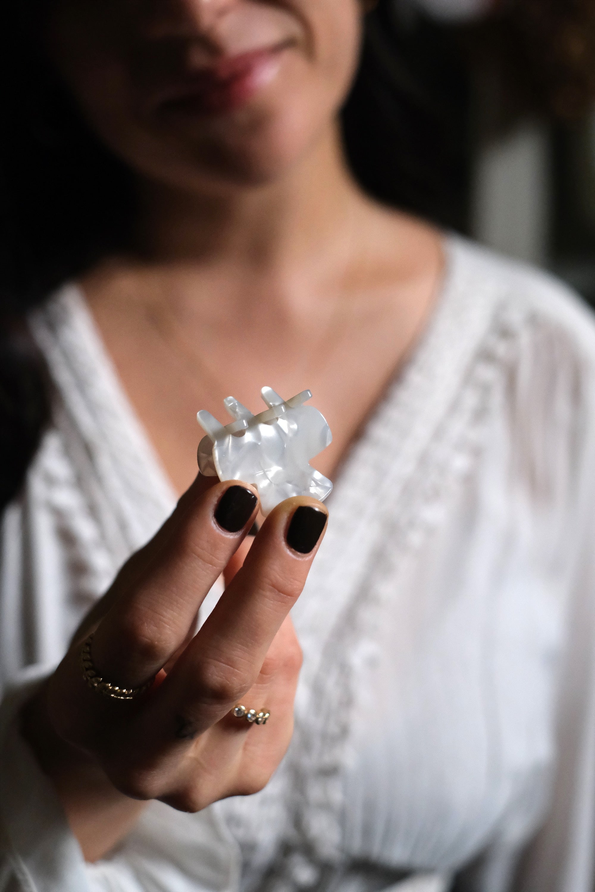 Pinza white pearl