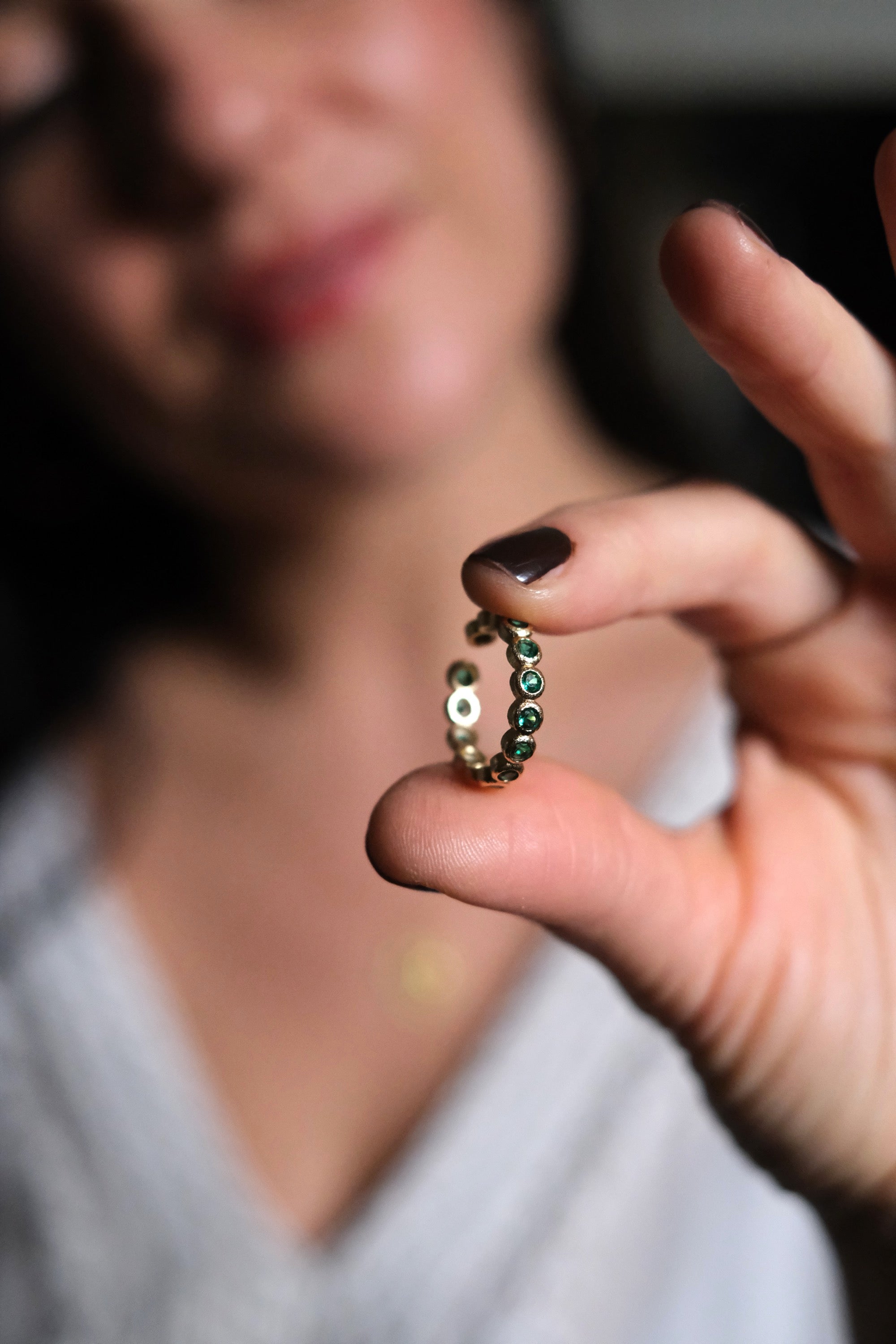 Anello Amélia Verde