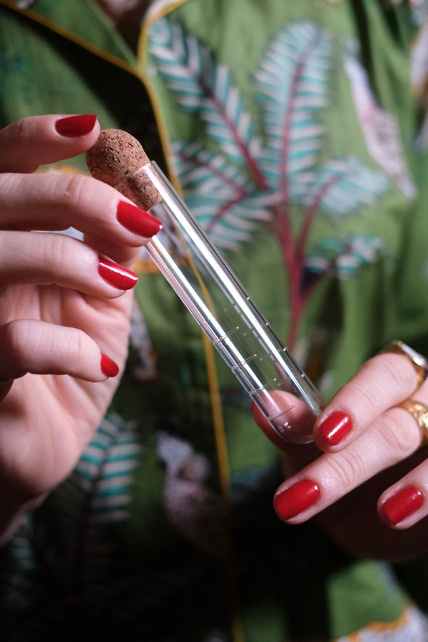 Infusore per tè filtro vetro e sughero