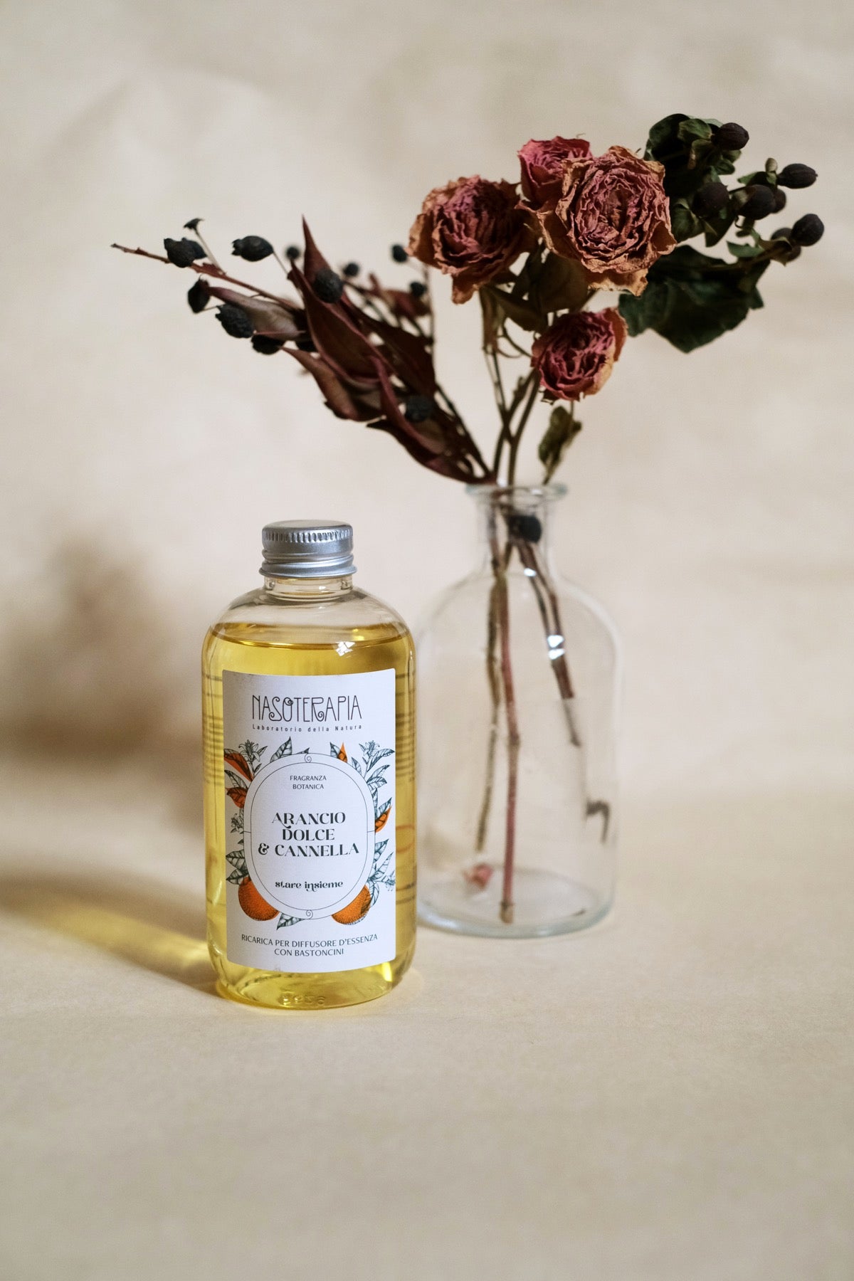 Ricarica per Diffusore bacchette Arancio Dolce e Cannella