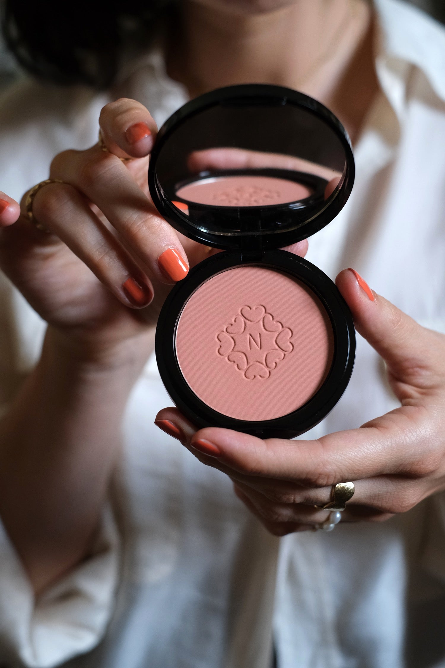 LE MIRAGE MINERAL BLUSH orange pink 04