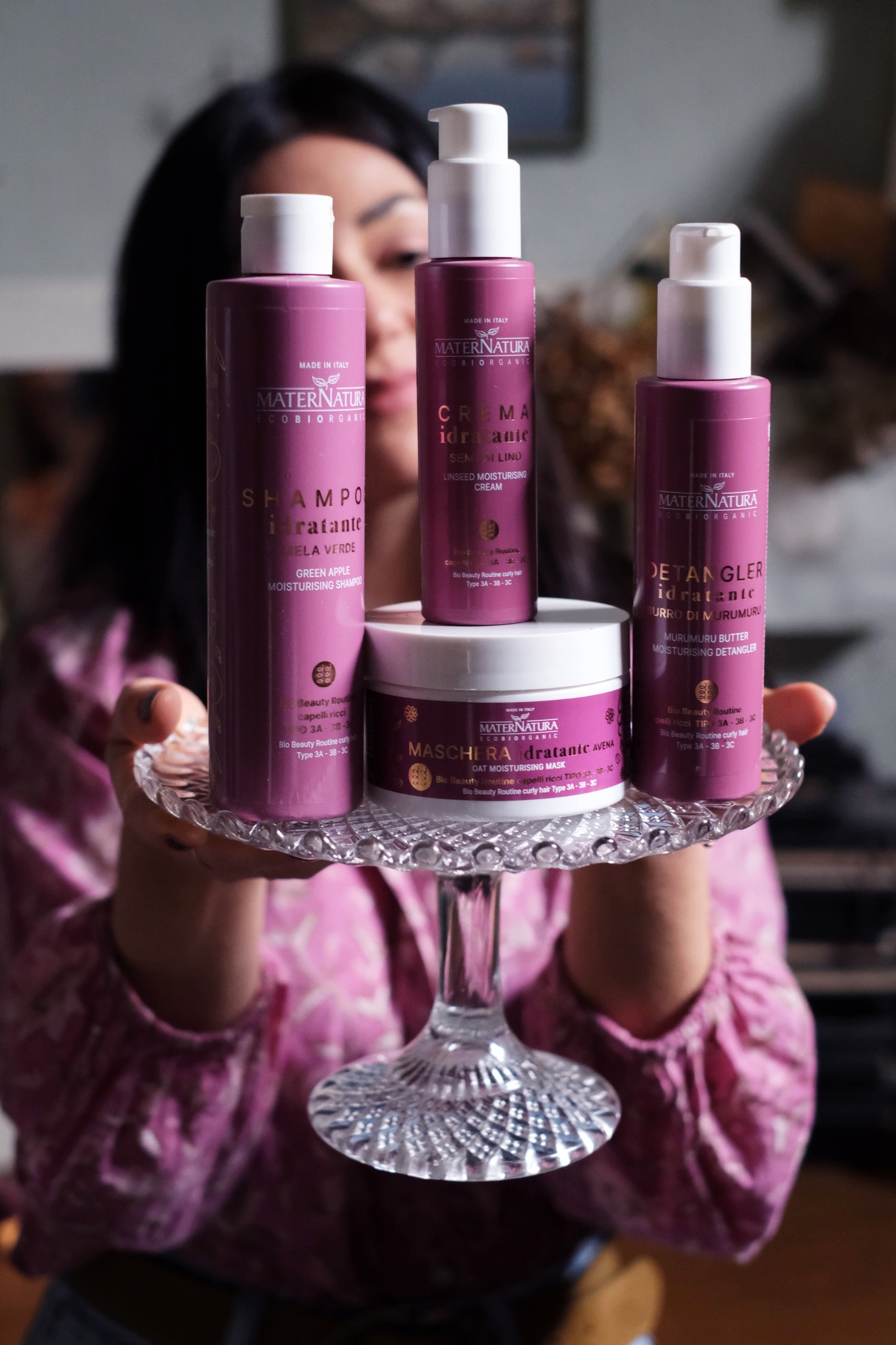 Shampoo Idratante Capelli Ricci alla Mela Verde