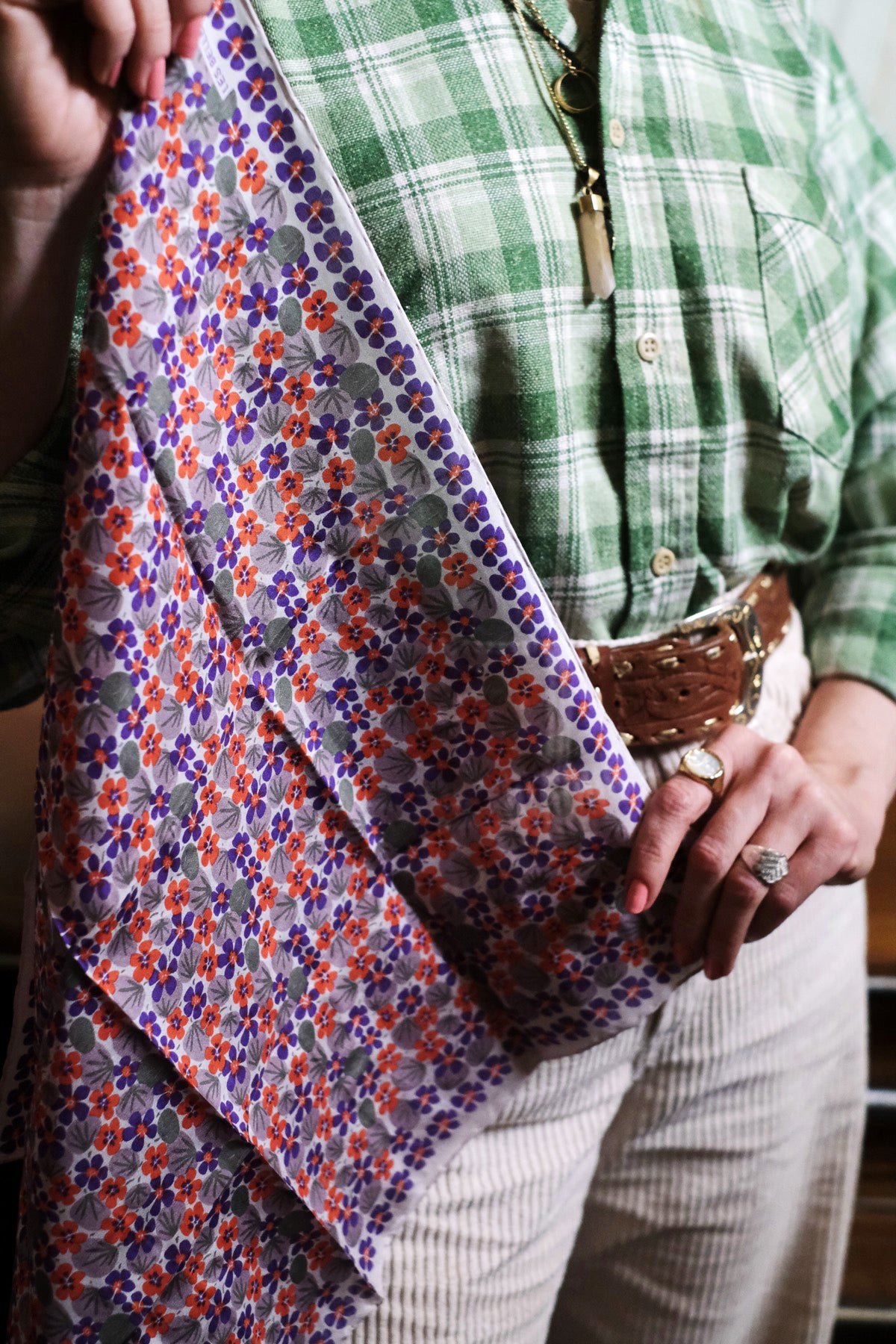 Foulard Mini Capucine viola