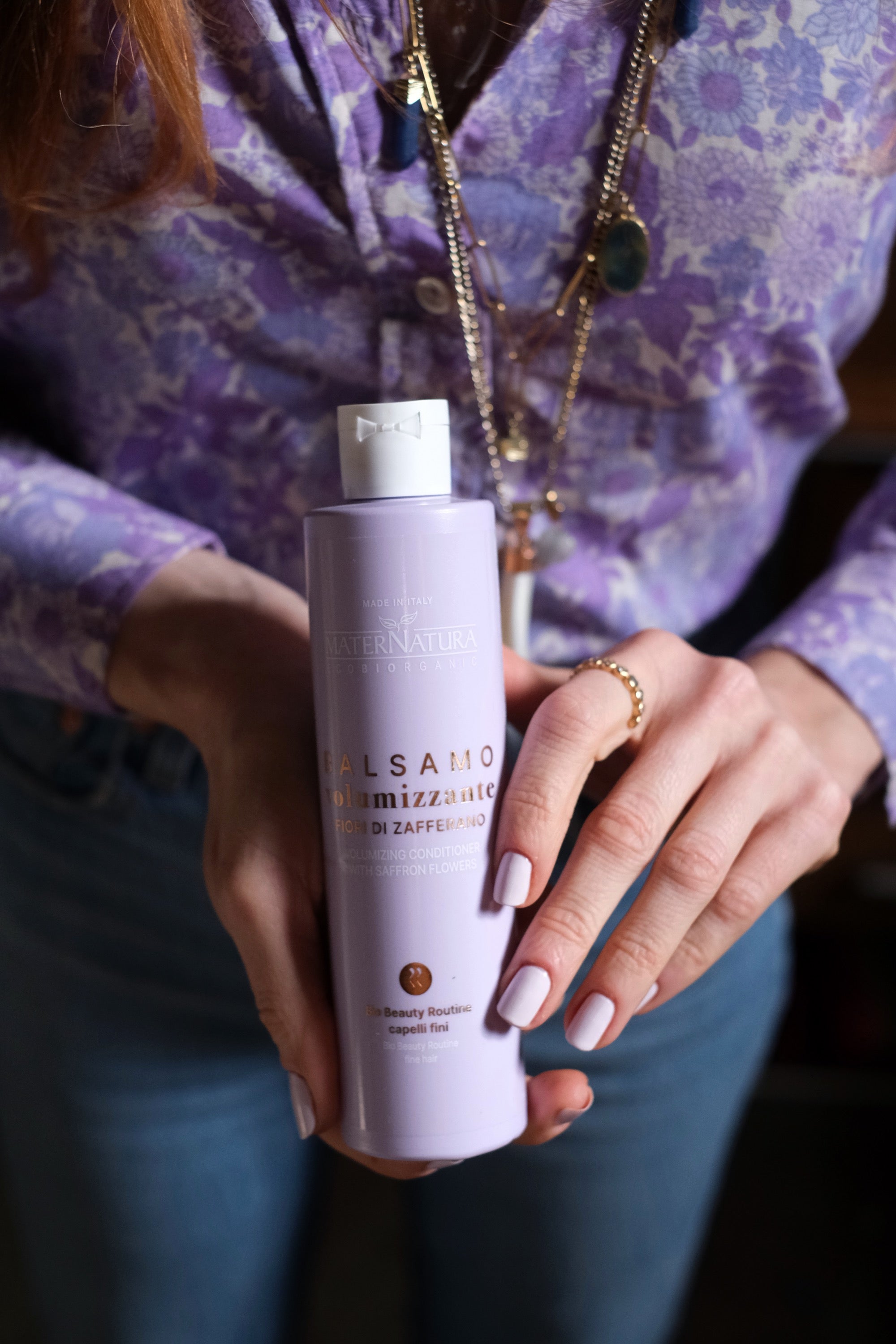 Balsamo Volumizzante Capelli Fini ai Fiori di Zafferano