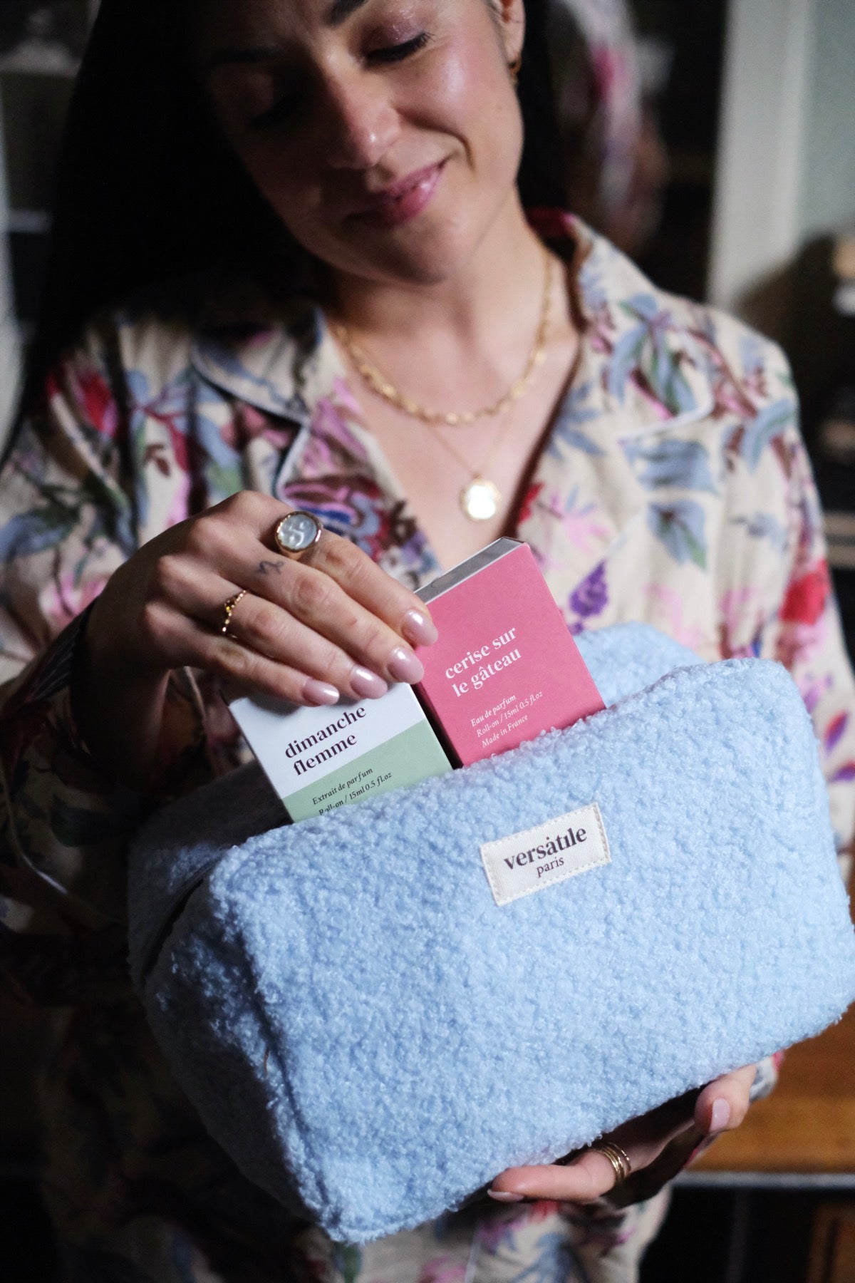 Pochette Teddy Azzurra Versatile