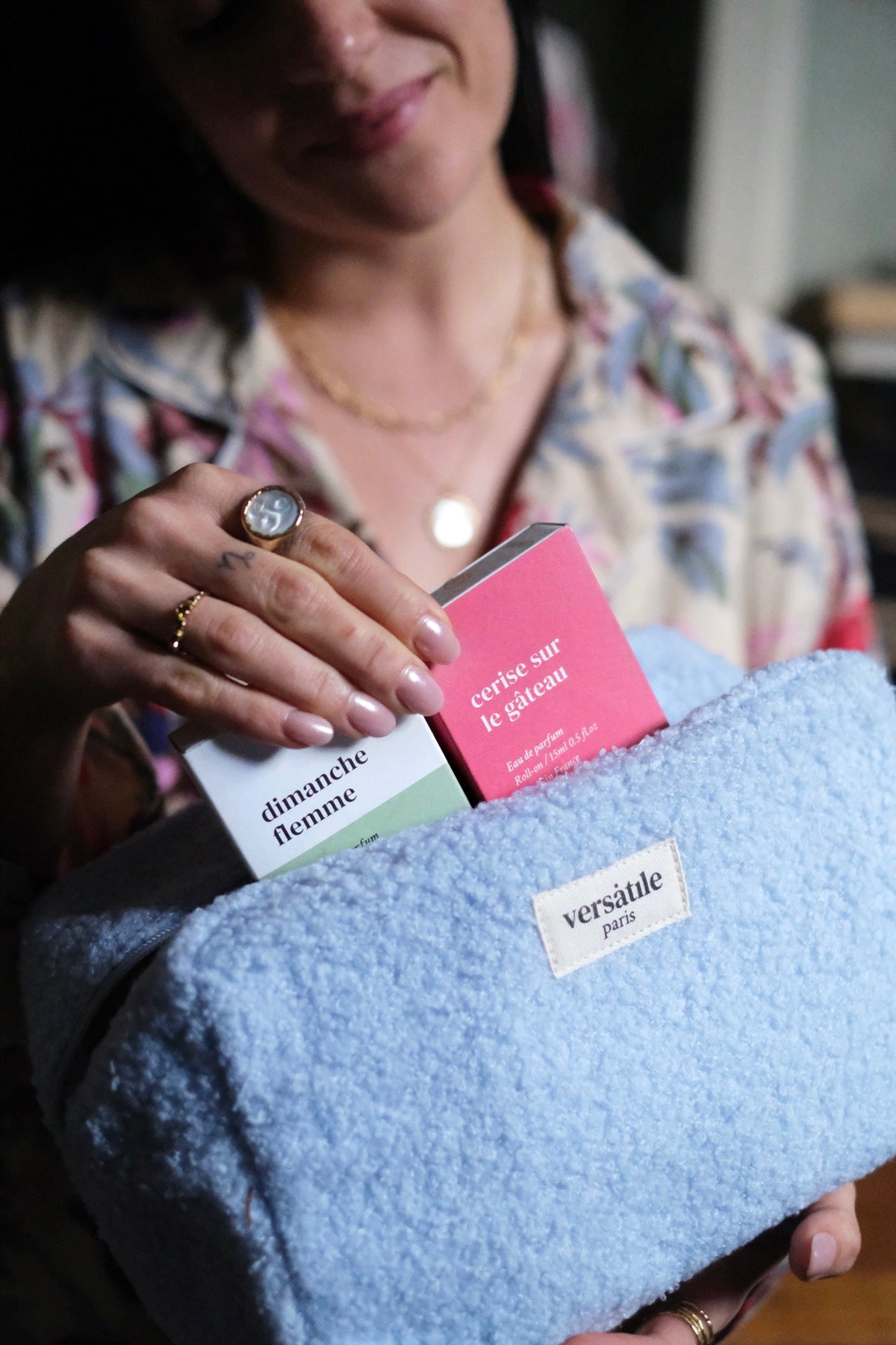 Pochette Teddy Azzurra Versatile