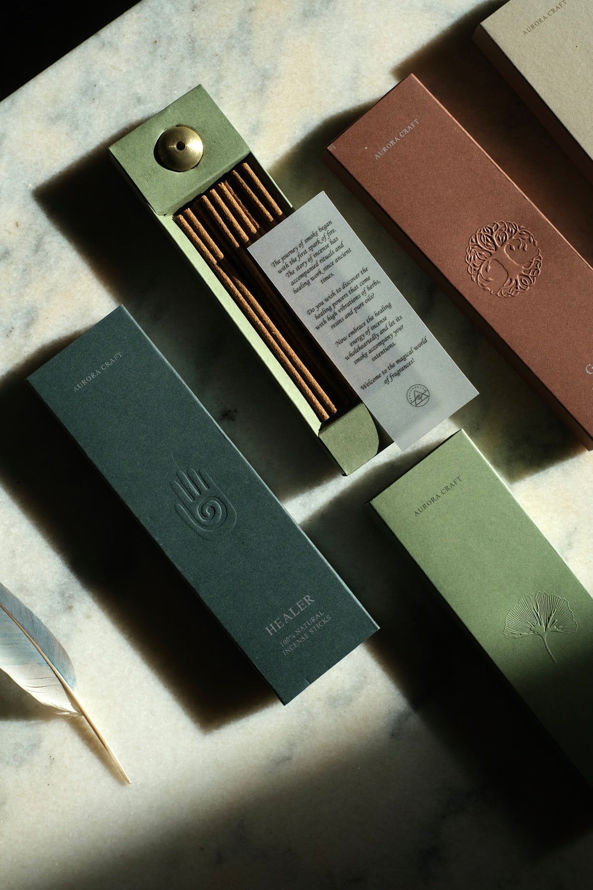 Nuovi incensi Aurora Craft 5 rituali profumati