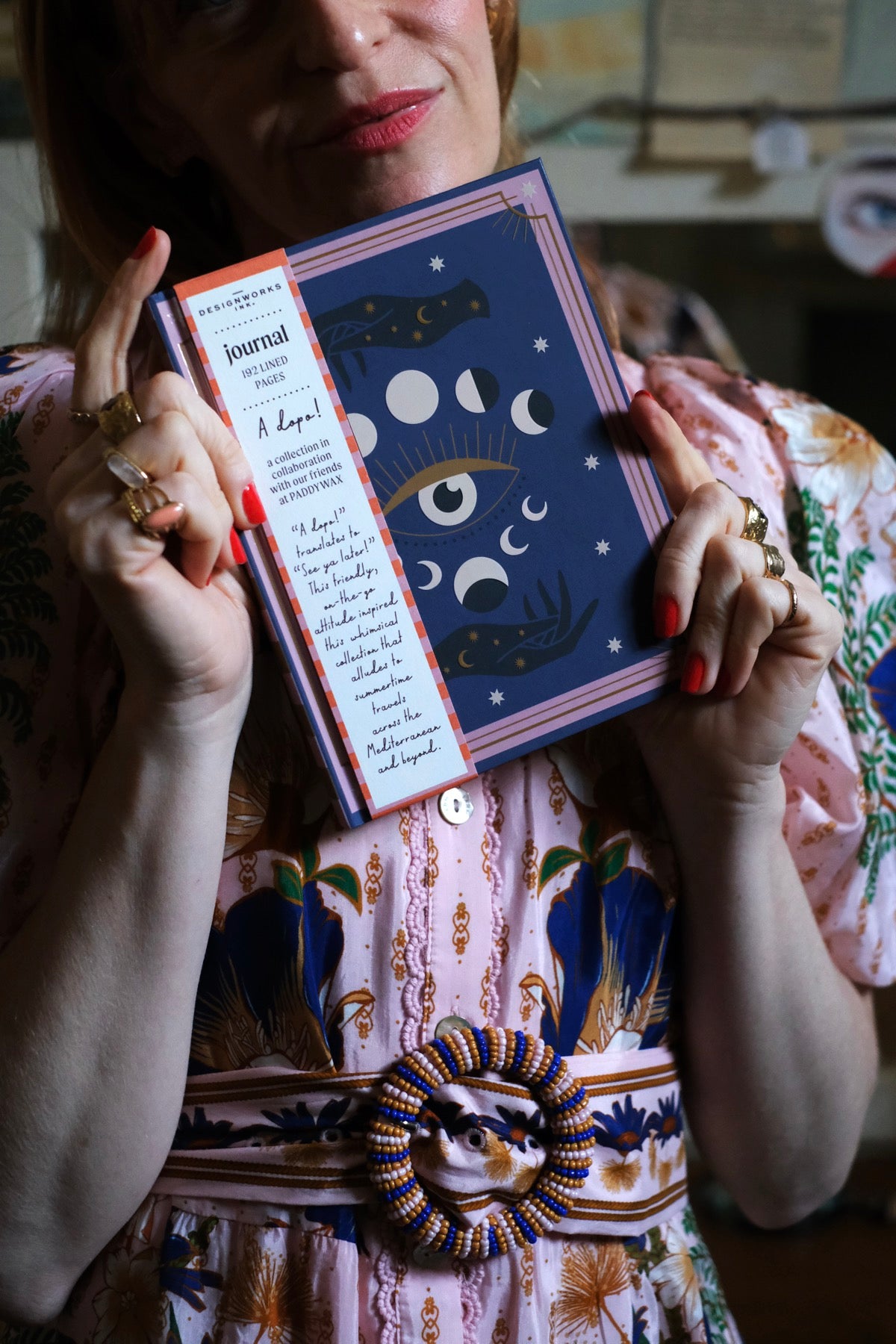 Diario "MOON PHASES" quaderno a righe