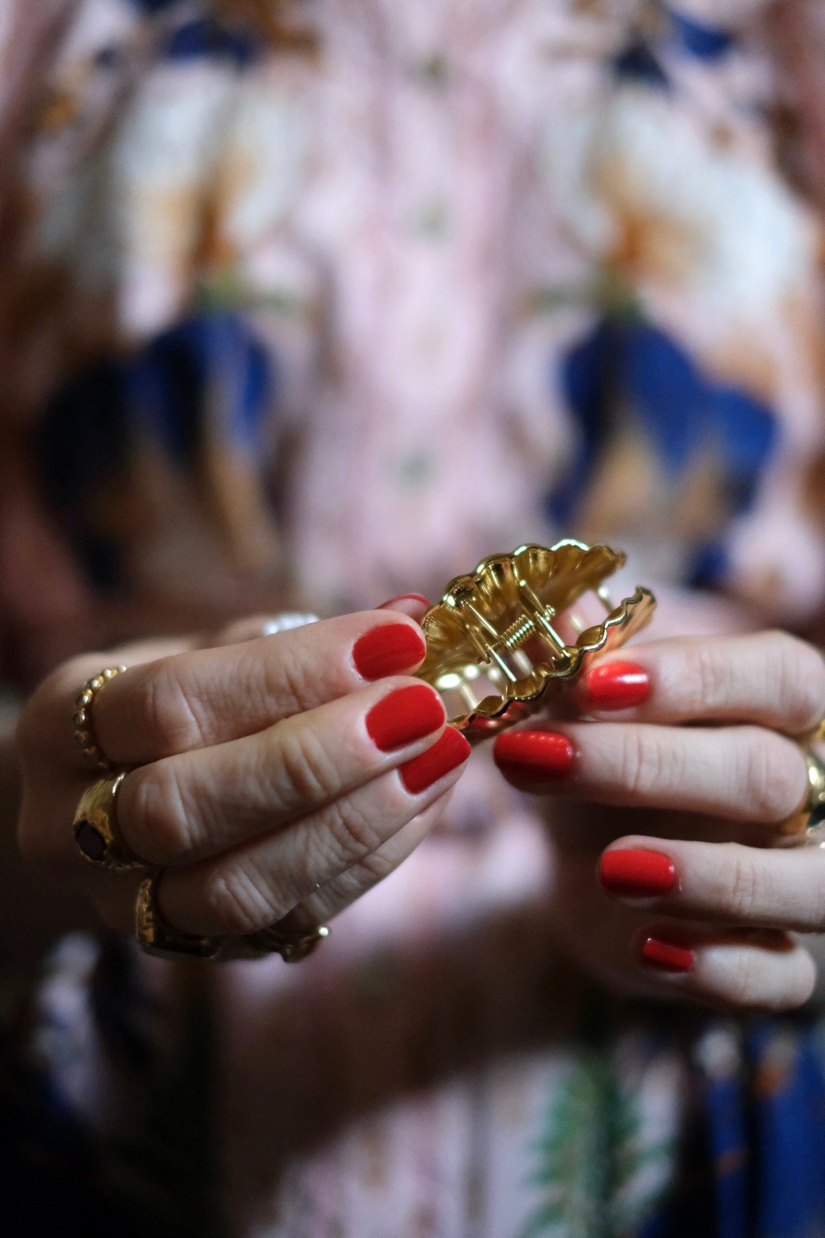 Pinza capelli Mermaid Gold