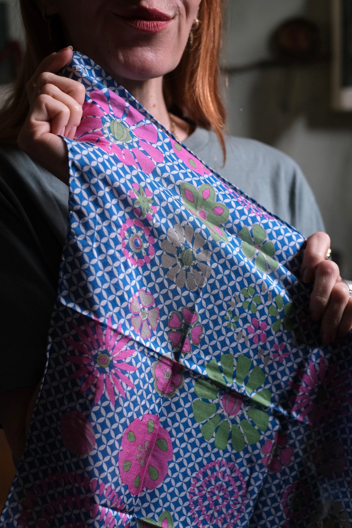Foulard Mini Shippo azzurro