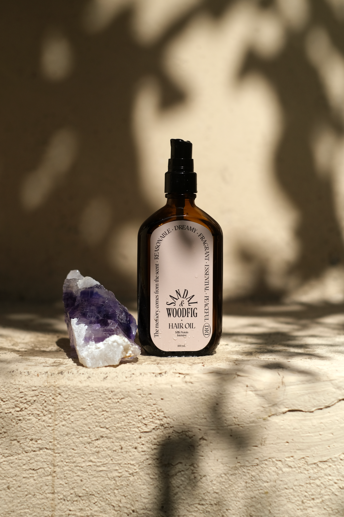 Milk Protein Intensive Hair Oil sandal & Woodfig