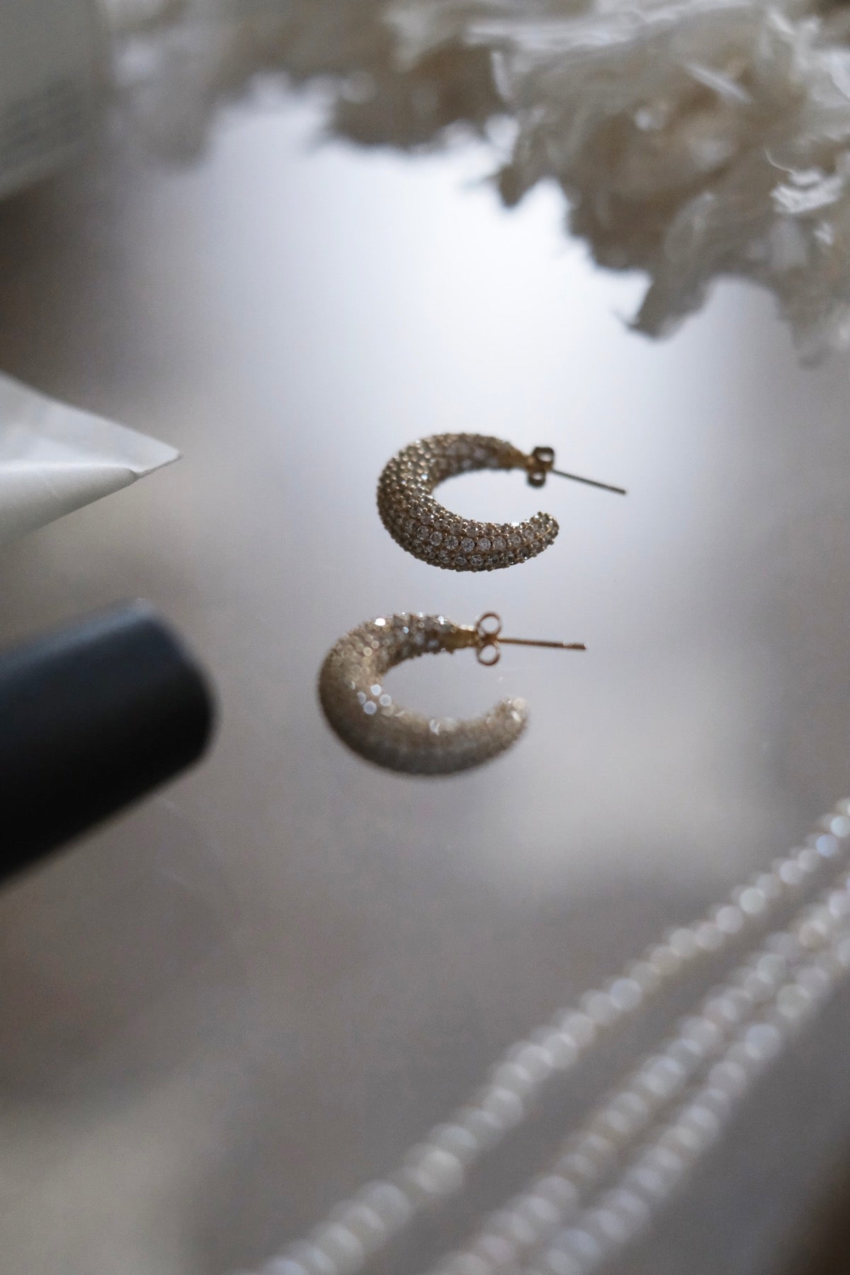 ORECCHINI AURA PAVÉ