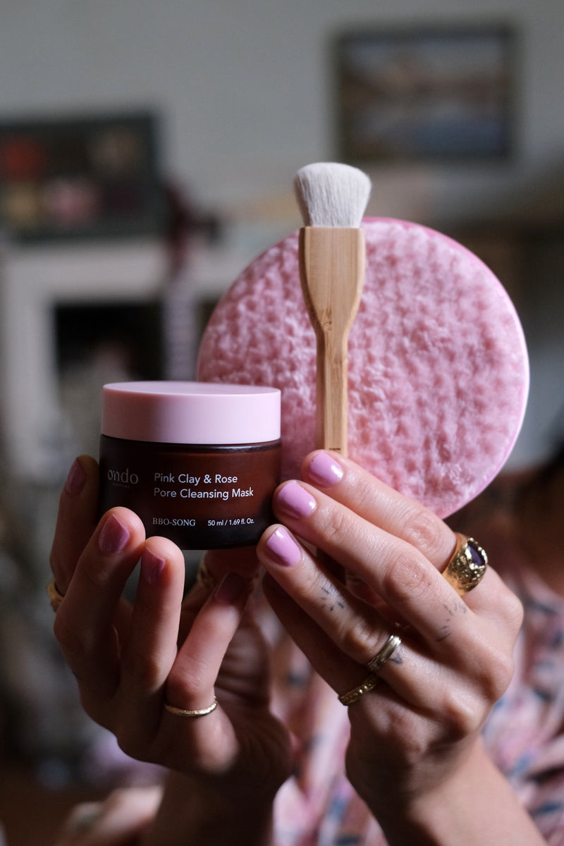 PINK CLAY & ROSE PORE CLEANSING MASK BBO-SONG