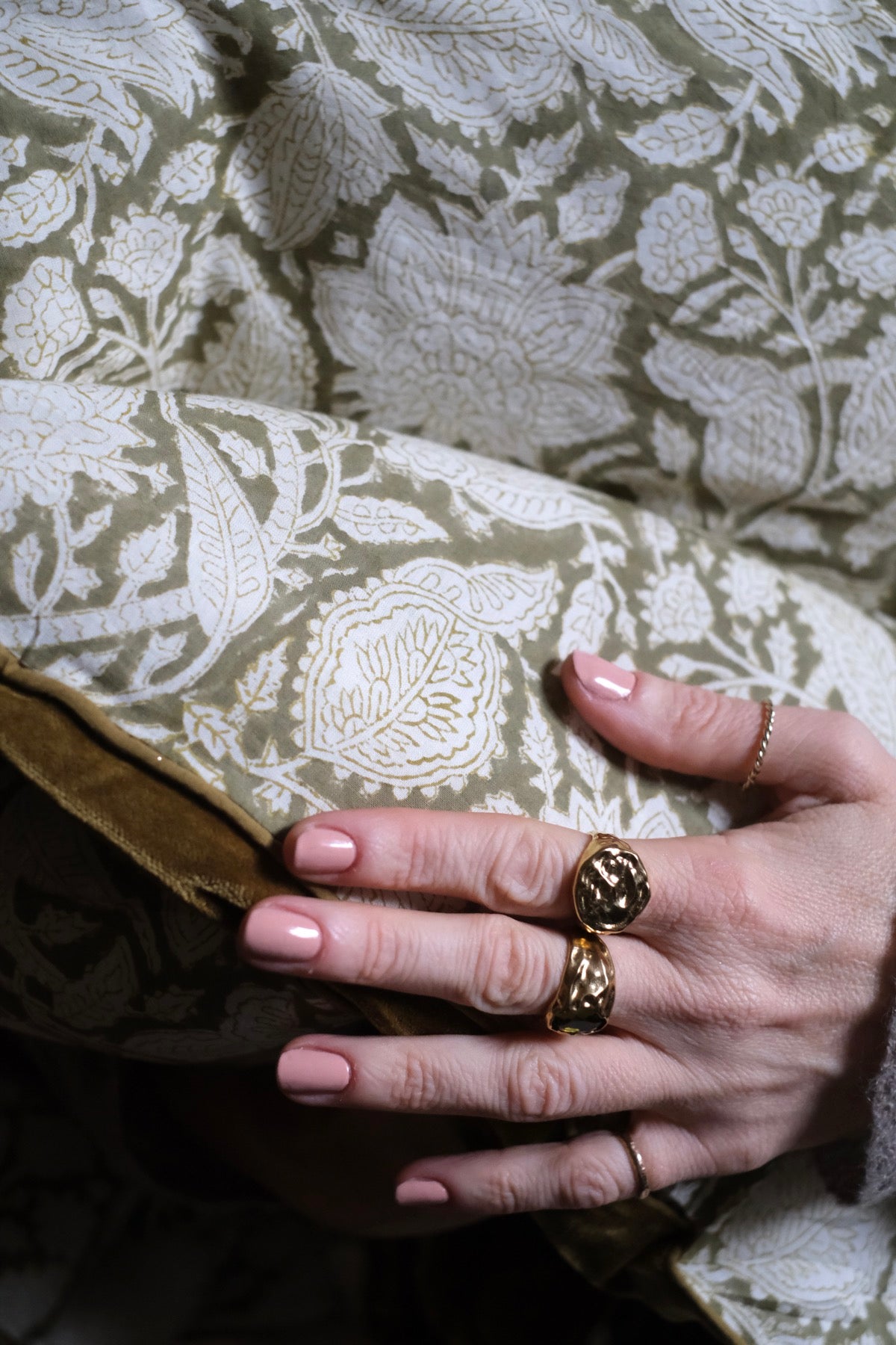 Piumone da Divano Melissa verde oliva