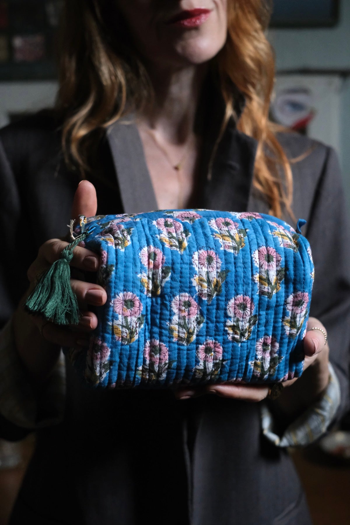 Beauty Pochette Blu e rosa