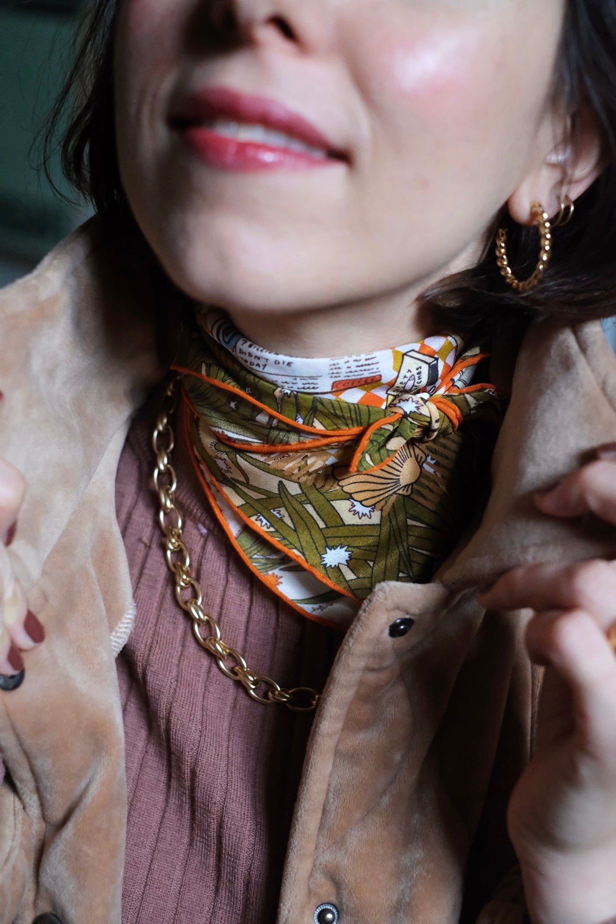 Foulard Bandana Le Marais pura seta