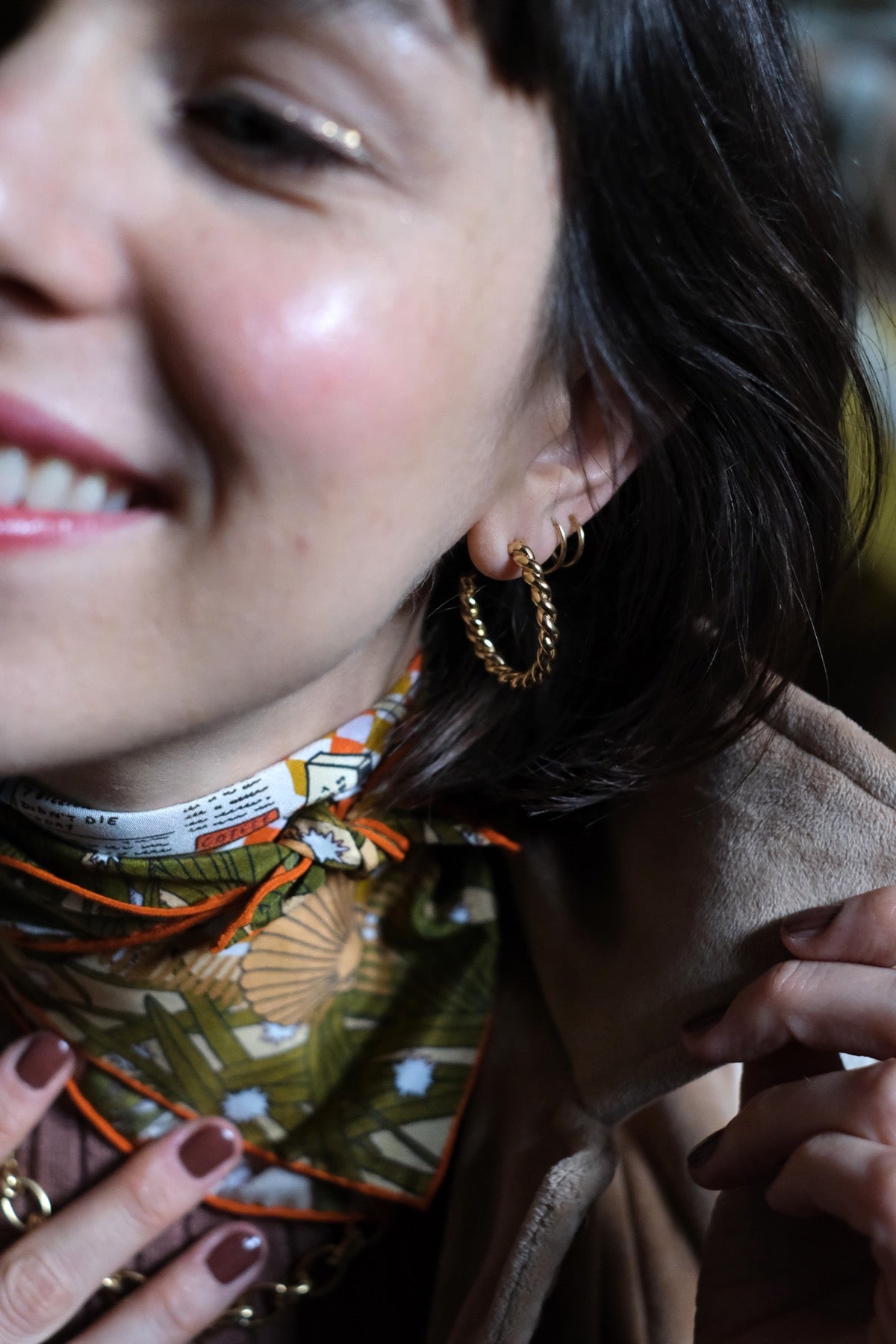 Orecchini cerchio Gabrielle