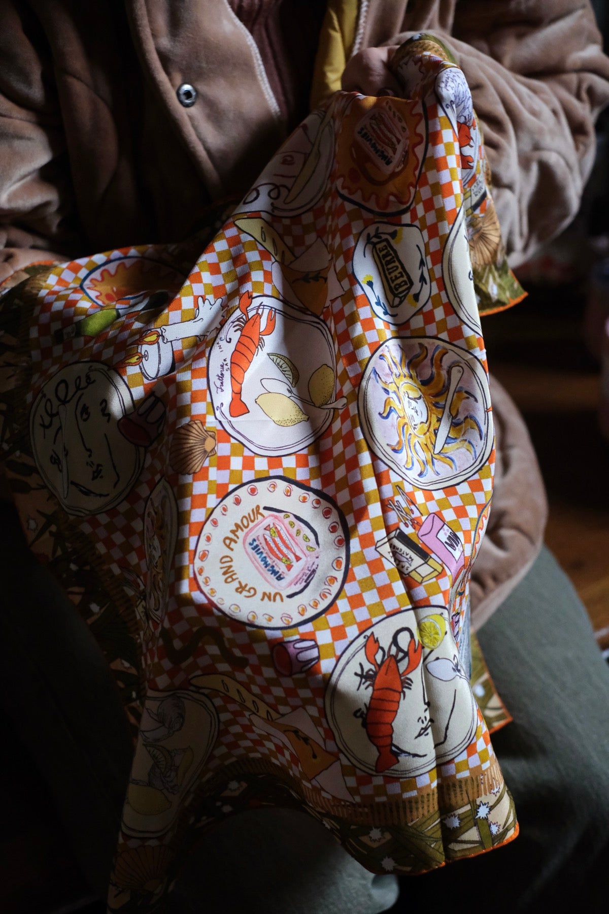 Foulard Bandana Le Marais pura seta