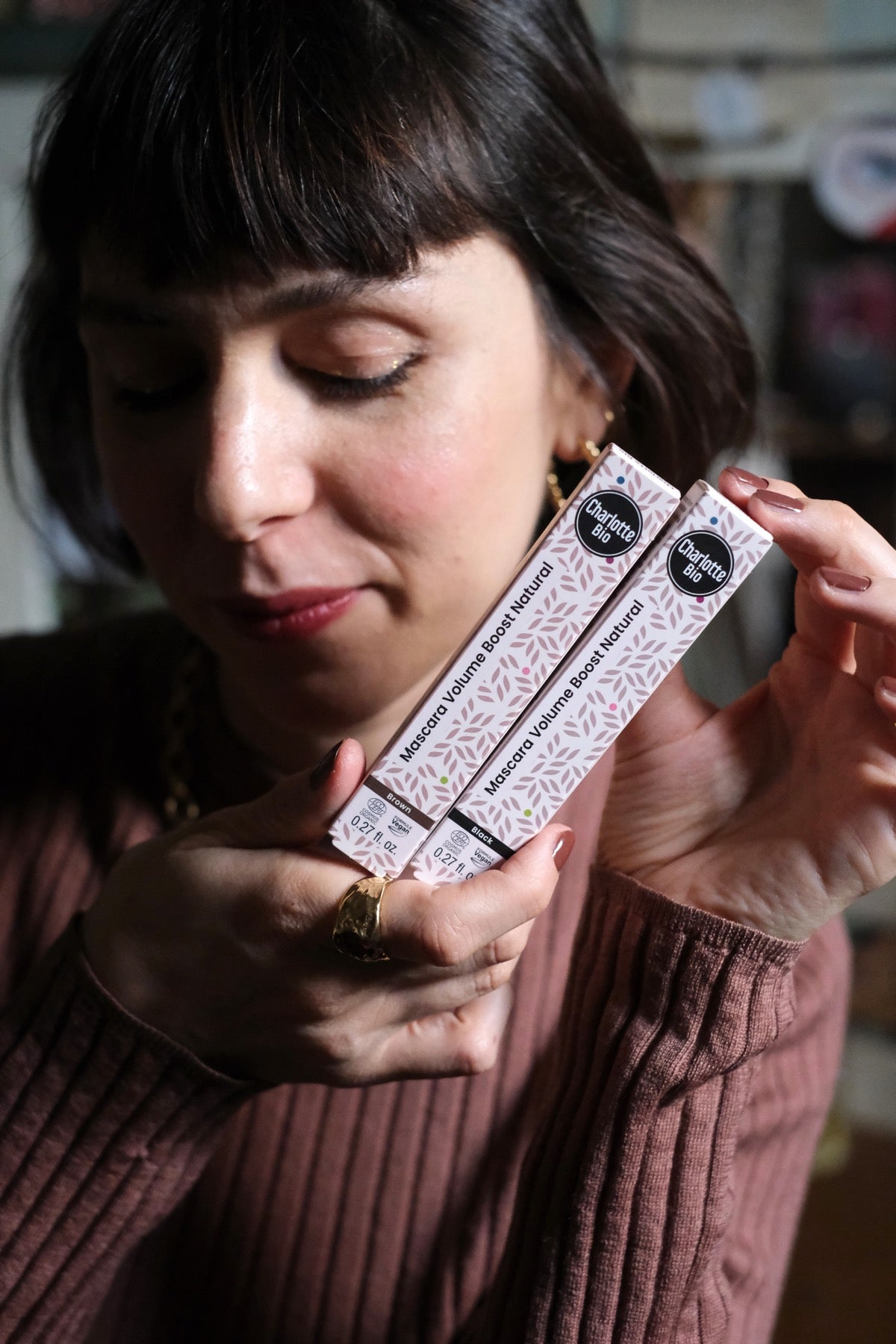 Mascara Charlotte Natural Volume Boost Nero o Marrone