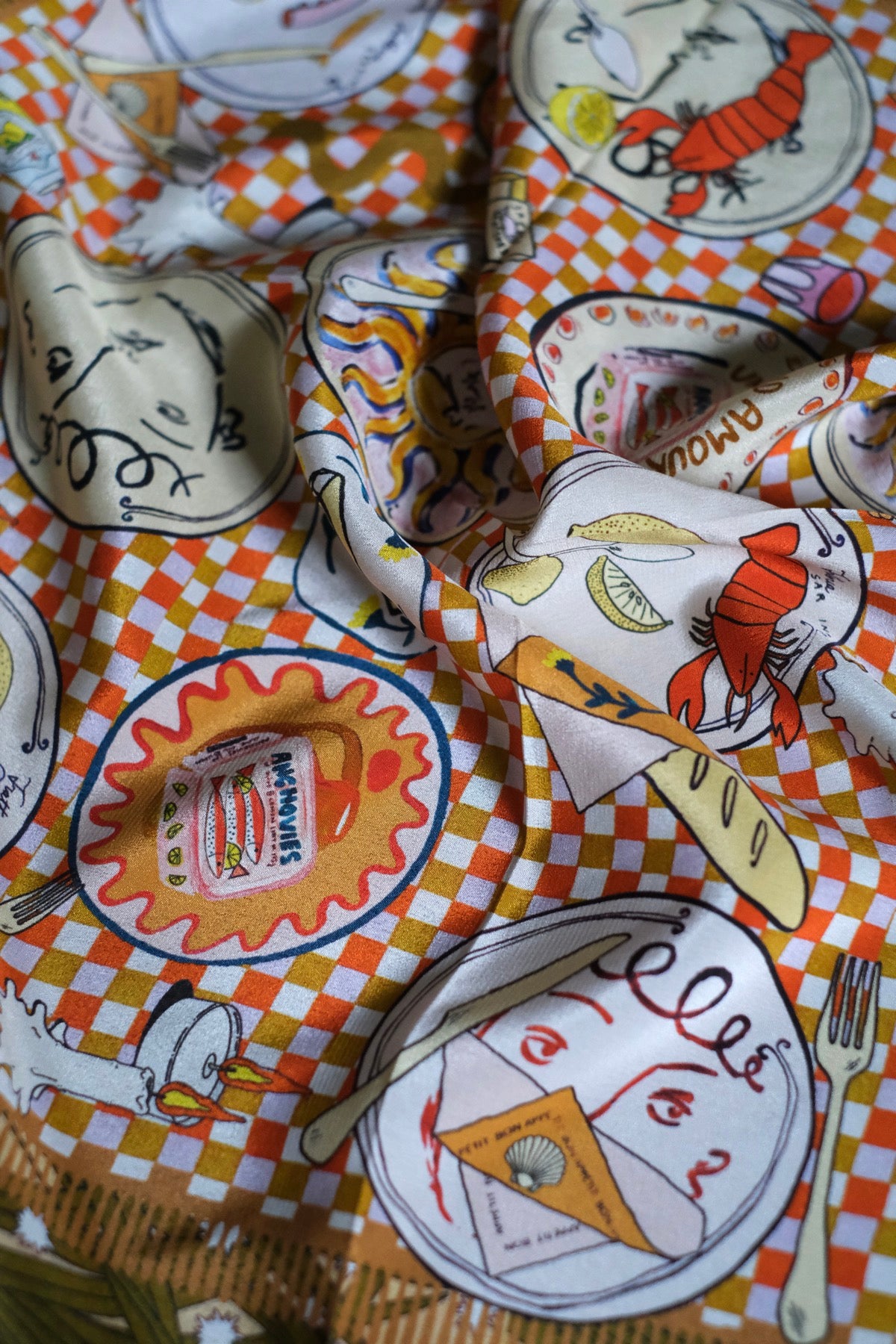 Foulard Bandana Le Marais pura seta