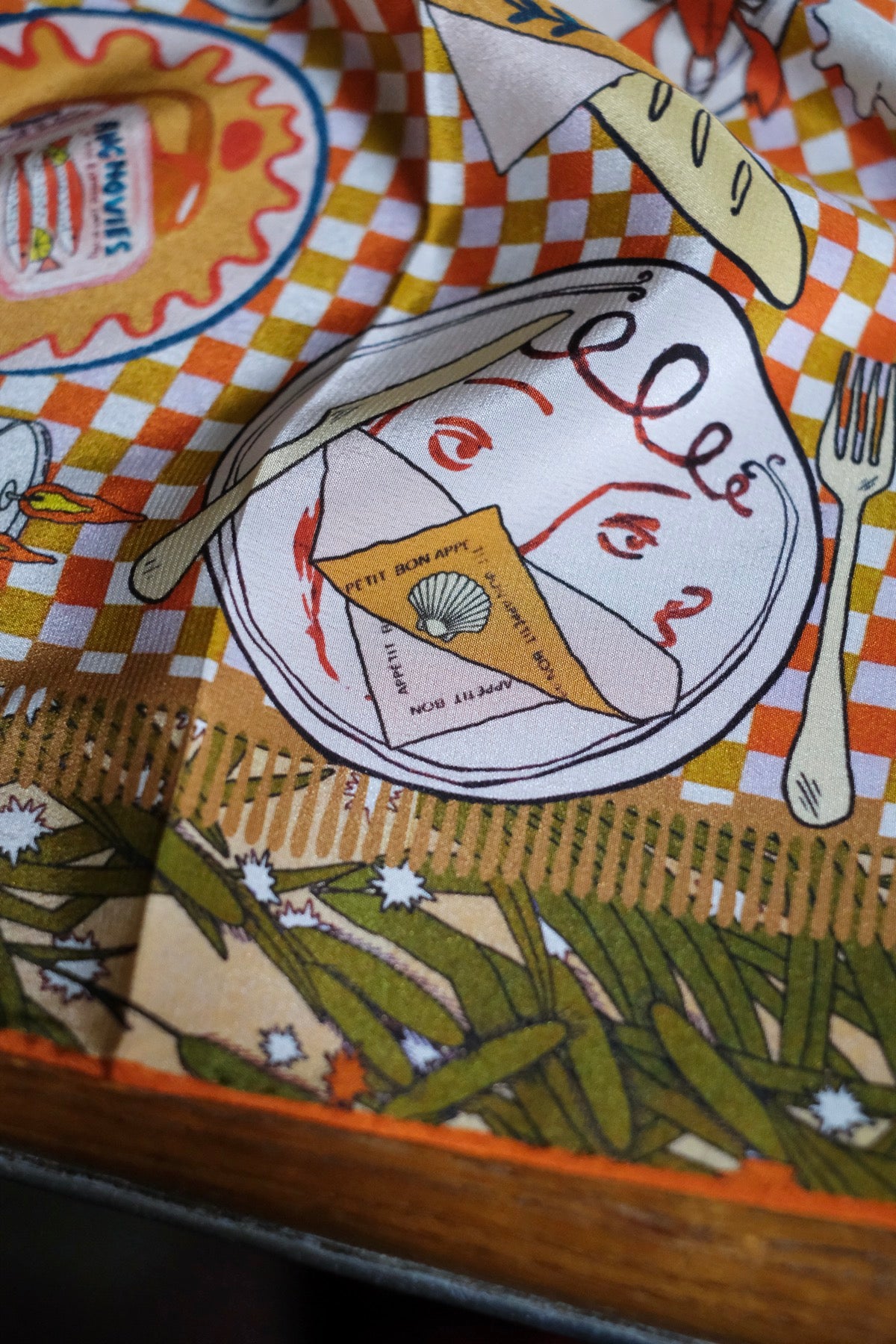 Foulard Bandana Le Marais pura seta