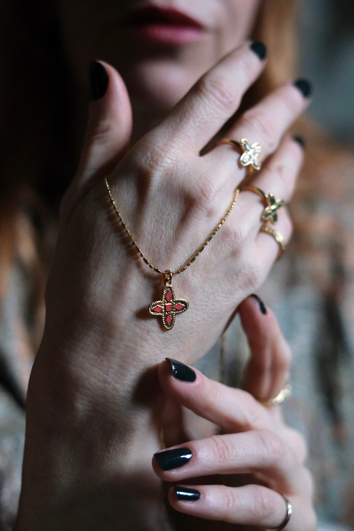 Collana Adriana Rossa