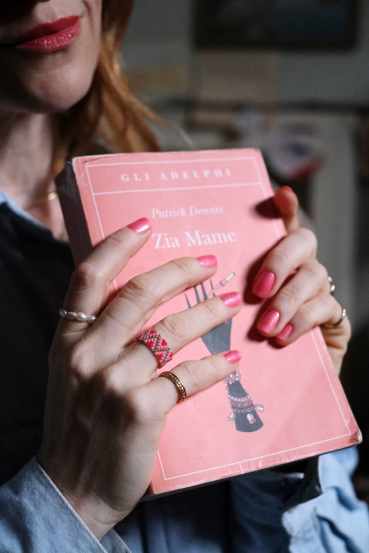 Anello Ibiza Rosa e rosso