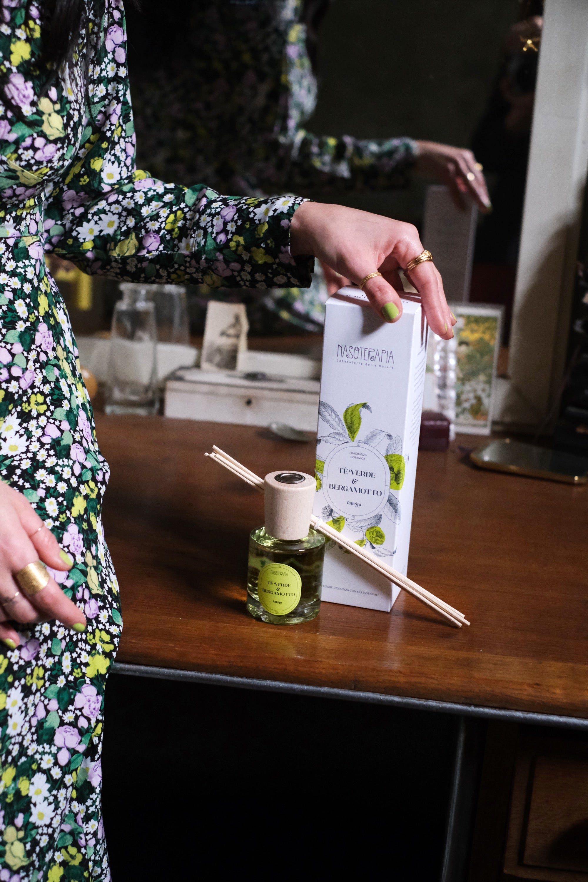 Diffusore bacchette Tè verde e Bergamotto