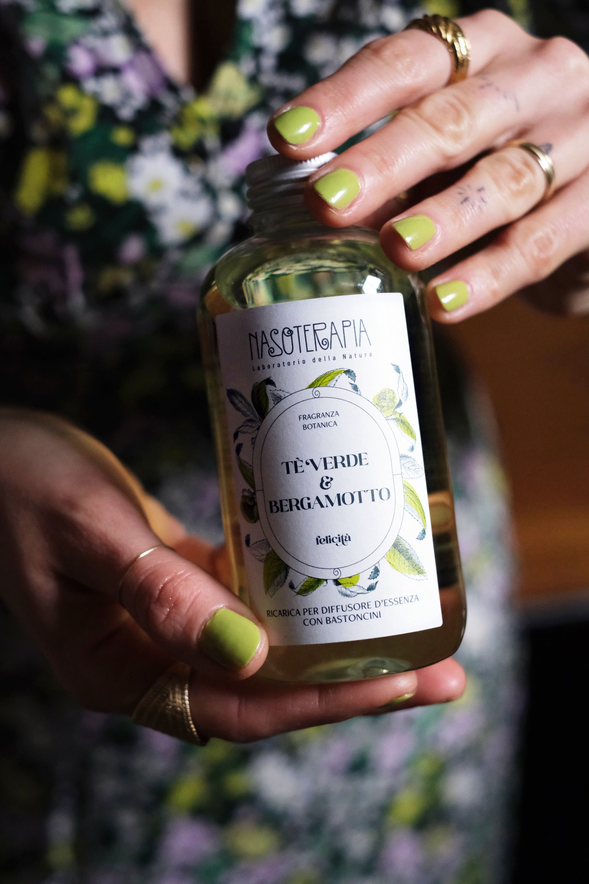 Ricarica per Diffusore bacchette Tè verde e Bergamotto