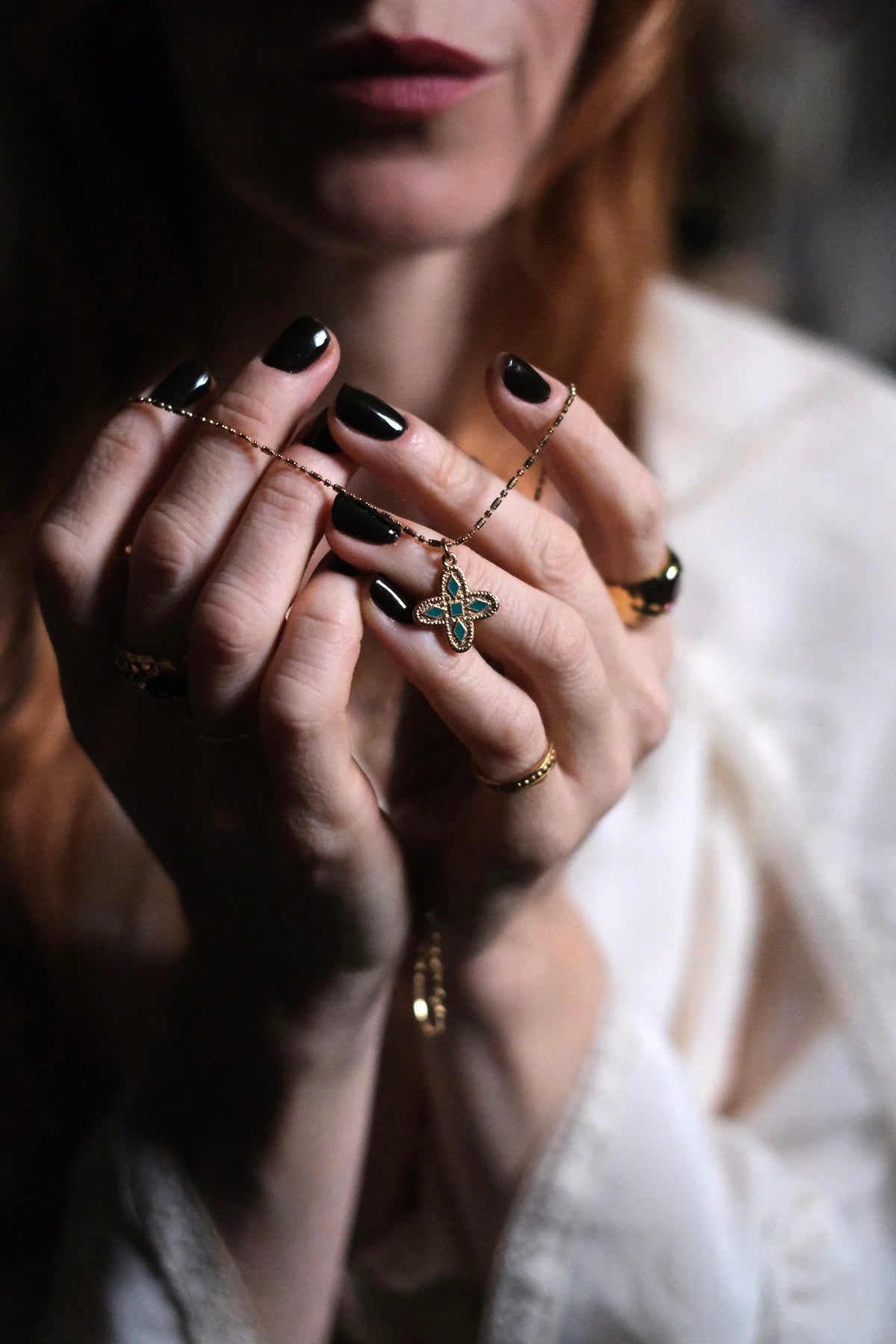 Collana Adriana verde