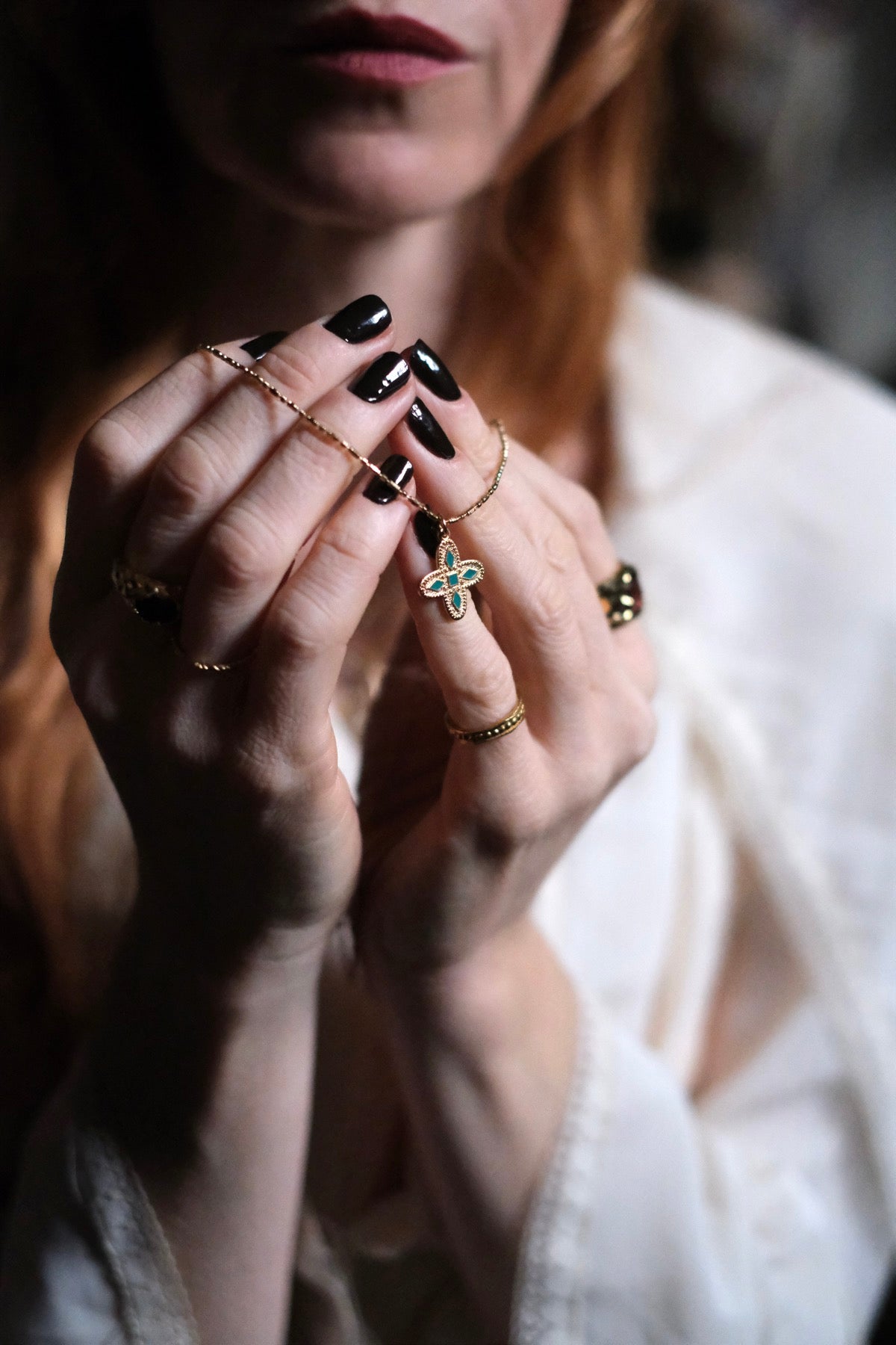 Collana Adriana verde