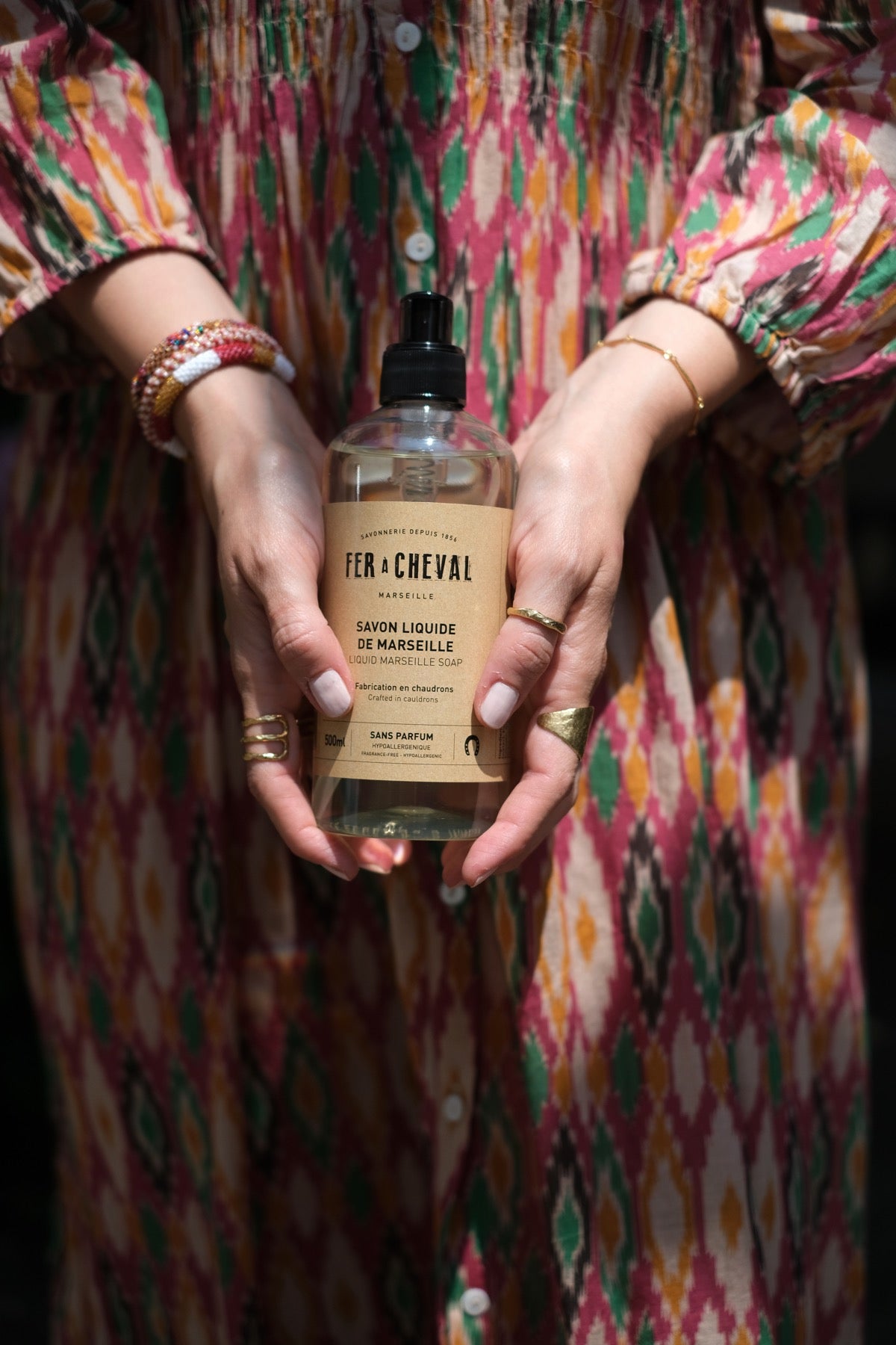 Sapone liquido di Marsiglia senza profumo 500 ml