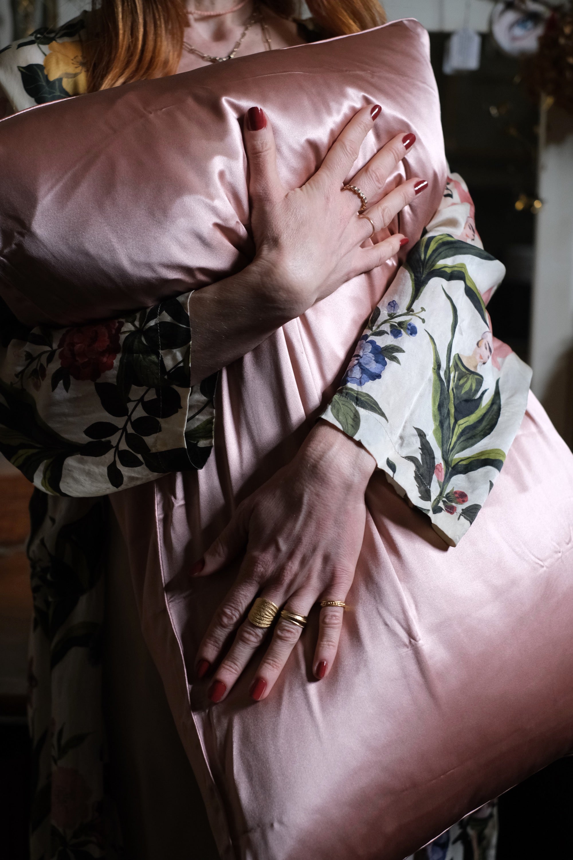 Federa cuscino in seta biologica