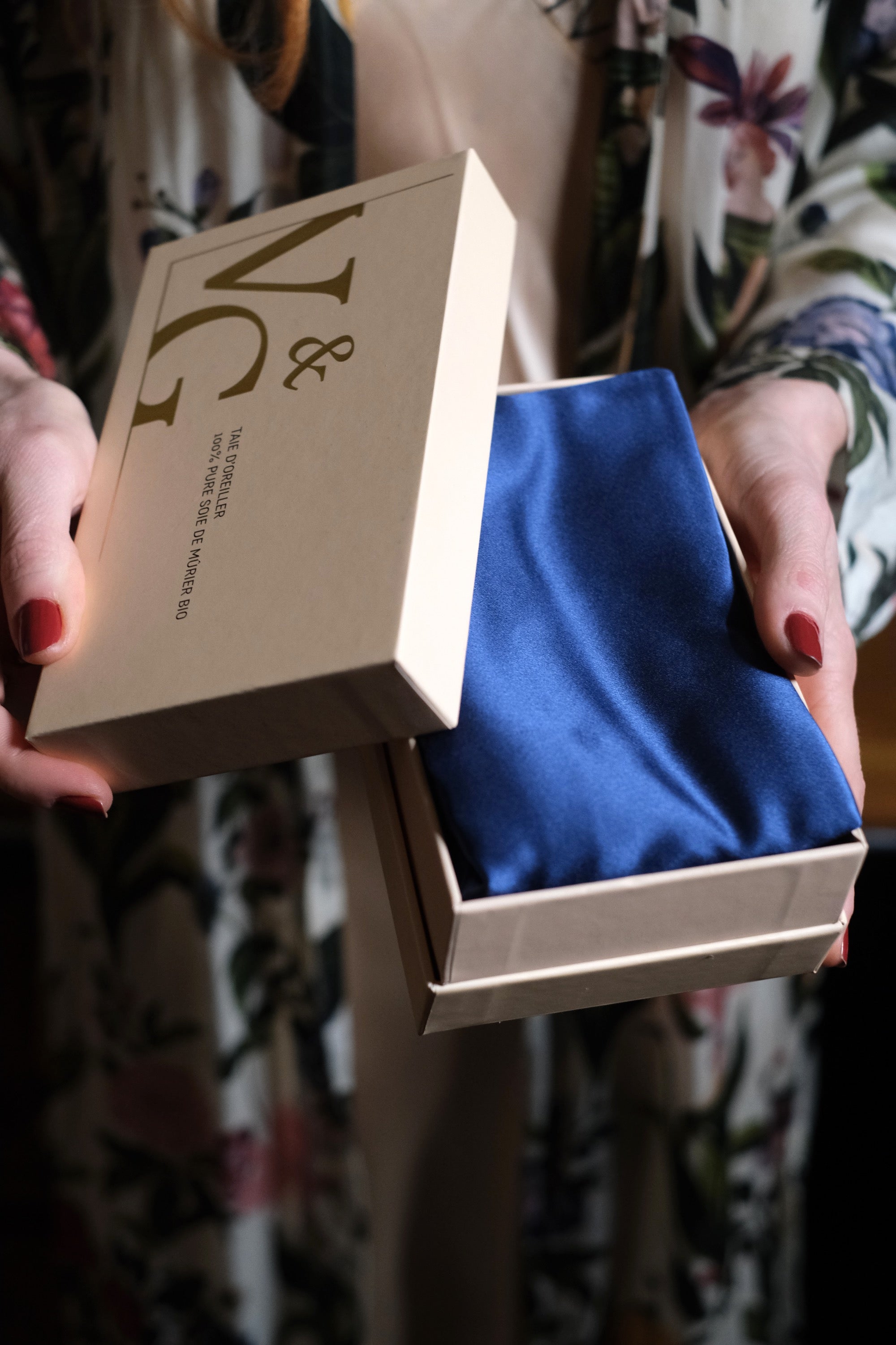 Federa cuscino in seta biologica