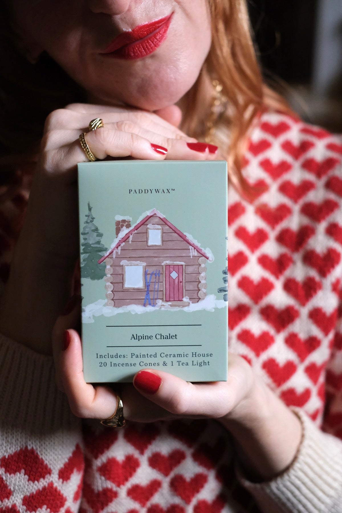 The Alpine Chalet Incense & Tea Light Holder