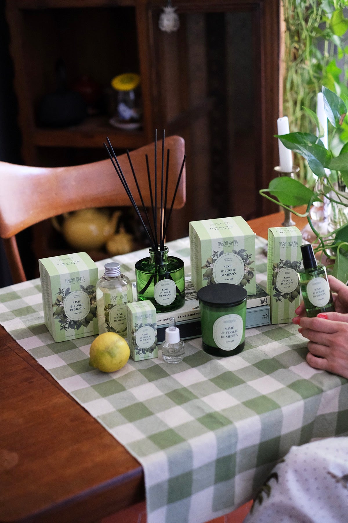 Lime e Foglie di Menta Ricarica per Diffusore bacchette