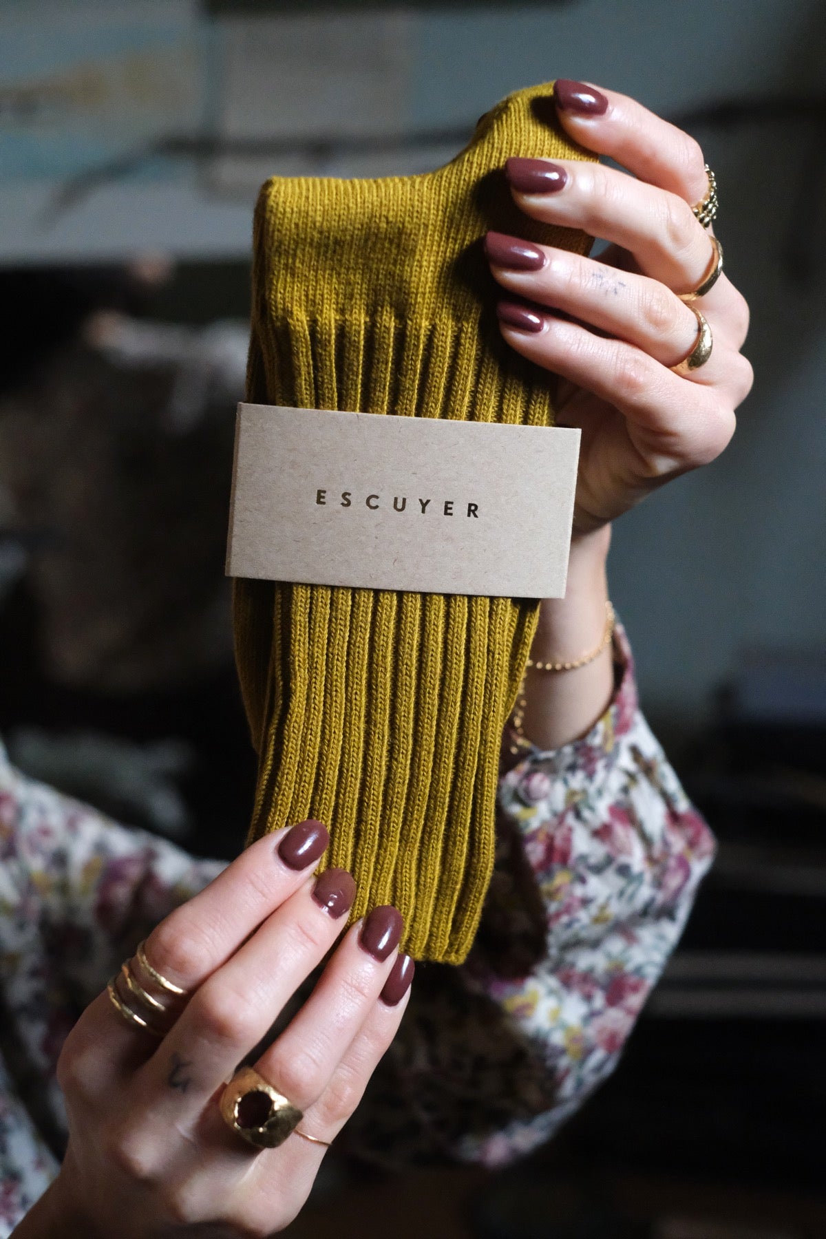 Escuyer SOCKS 36/41 Curcuma Bronze