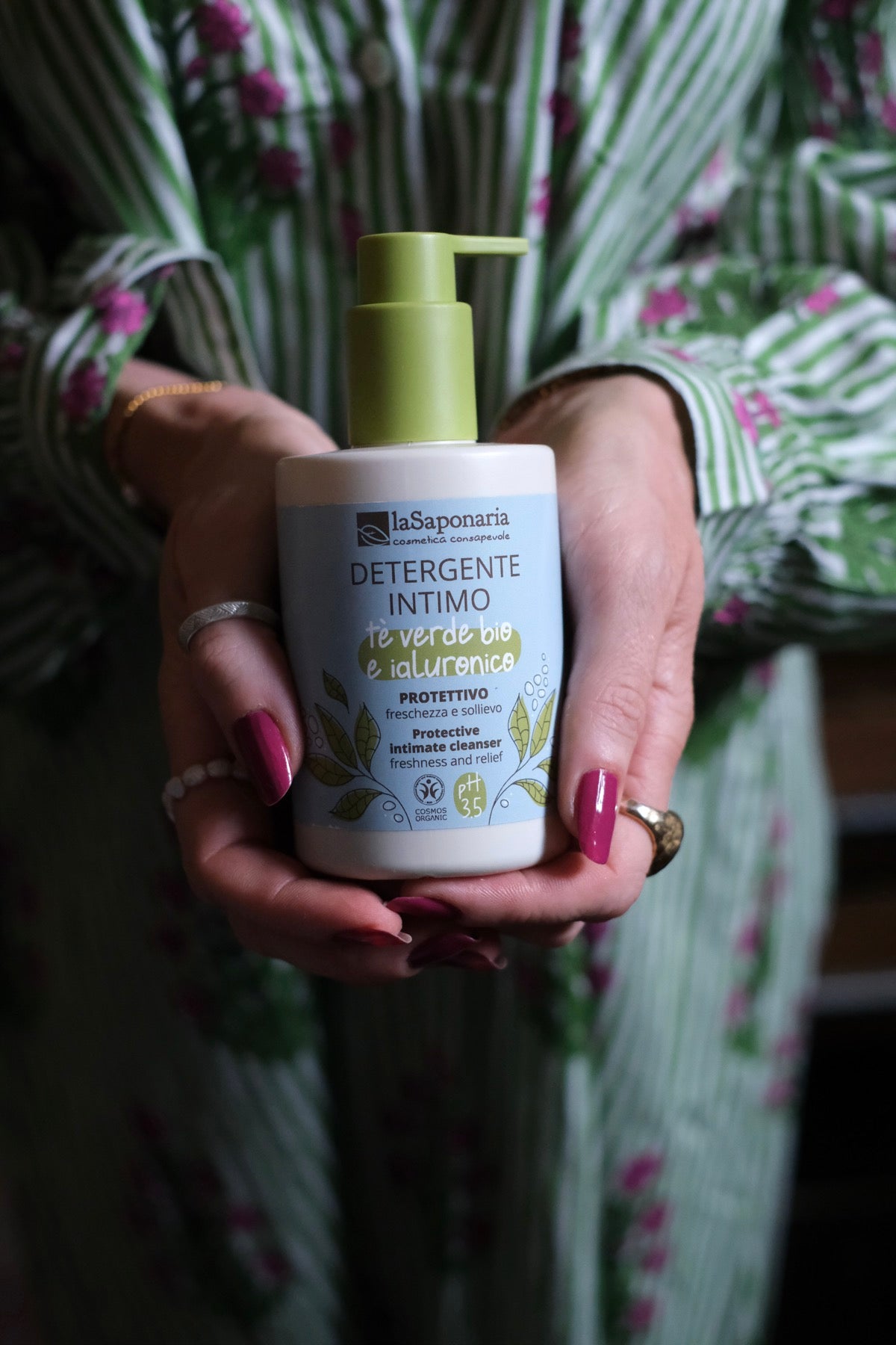 Detergente intimo  Protettivo - Tè verde Bio & Ialuronico
