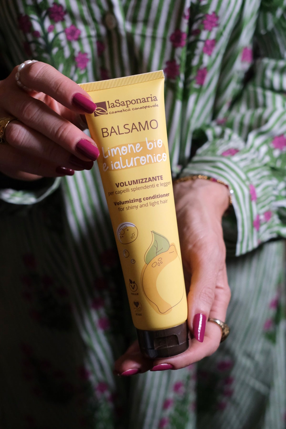 Balsamo capelli volumizzante Limone Bio