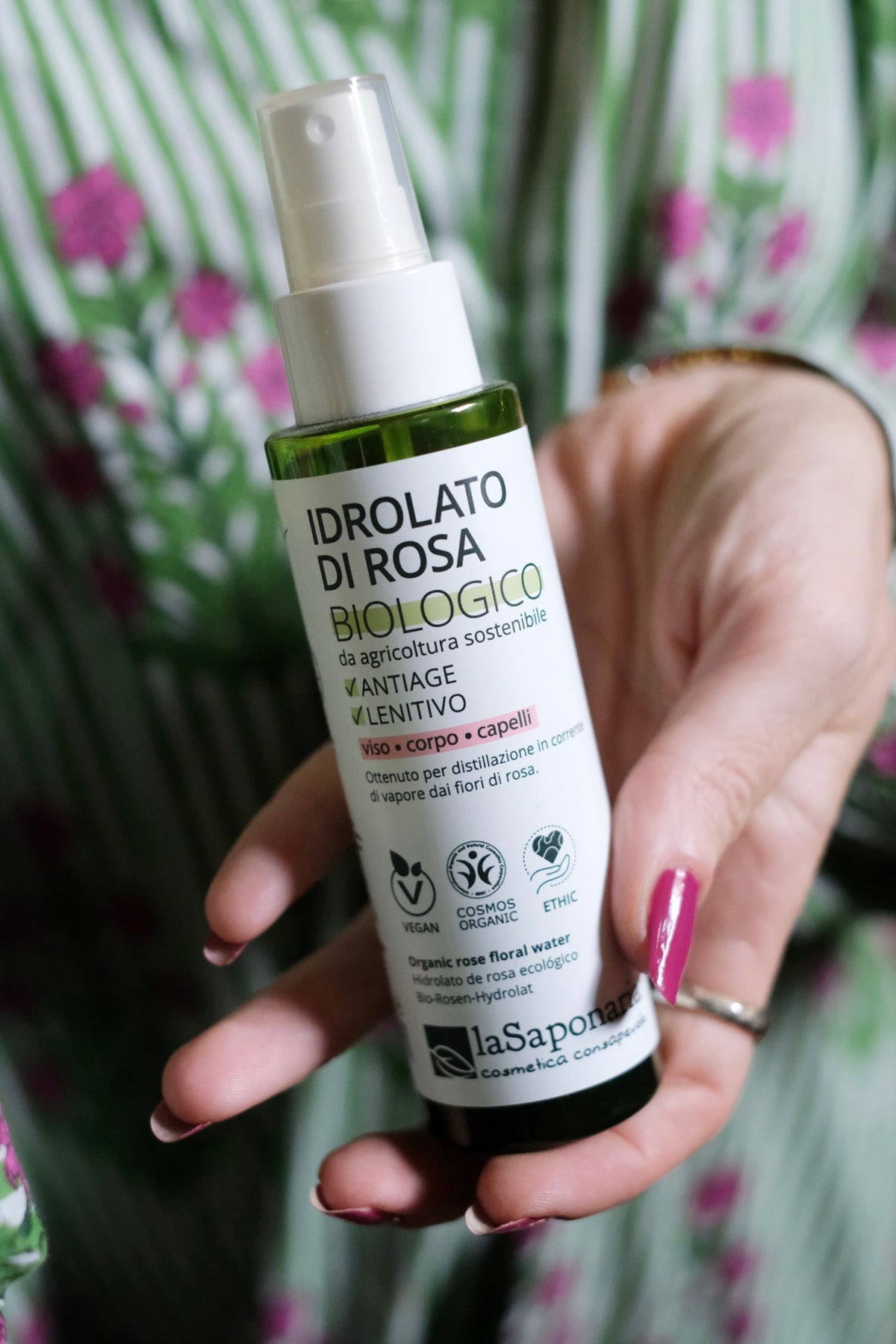 Idrolato di rosa bio
