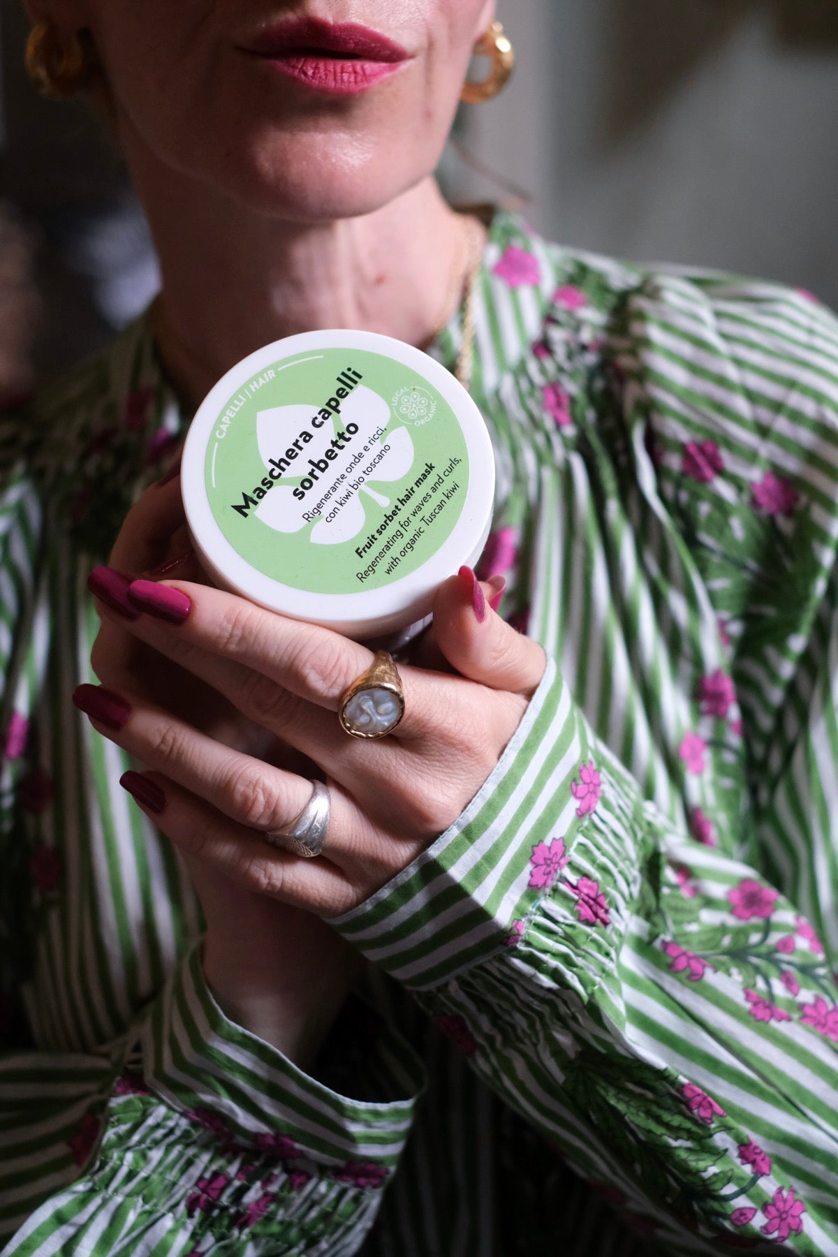 Maschera capelli sorbetto