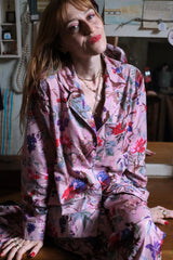 Pigiama Completo Secret Garden Rosa
