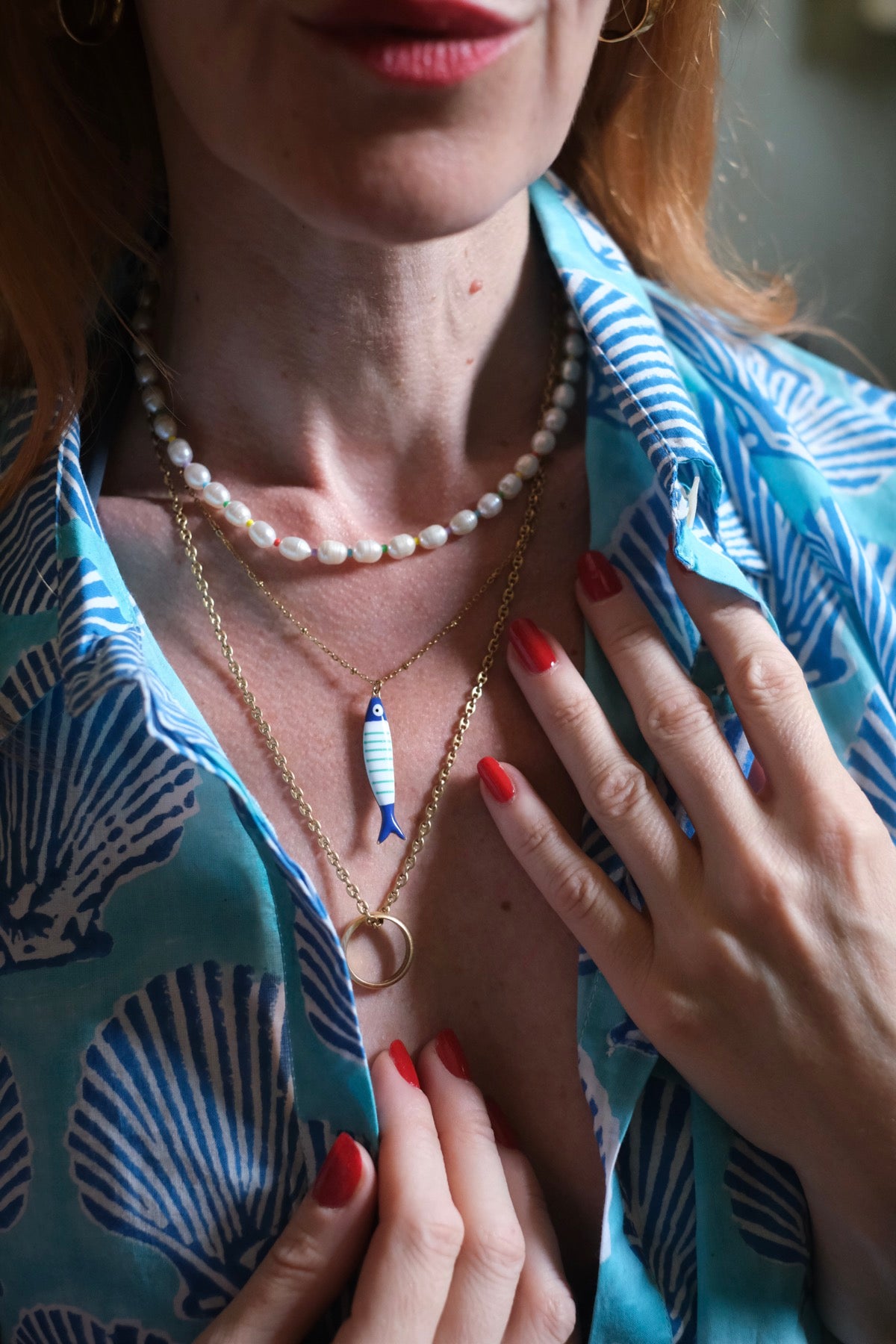 Collana Arcobaleno perle