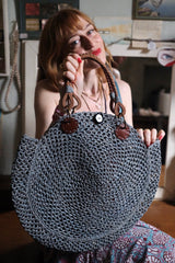 Borsa in rafia NUOVA LACY D