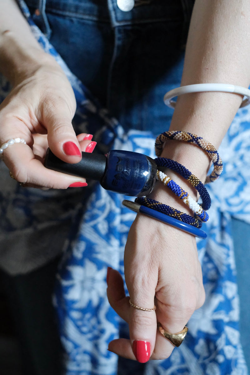 Bangle Double Blu M